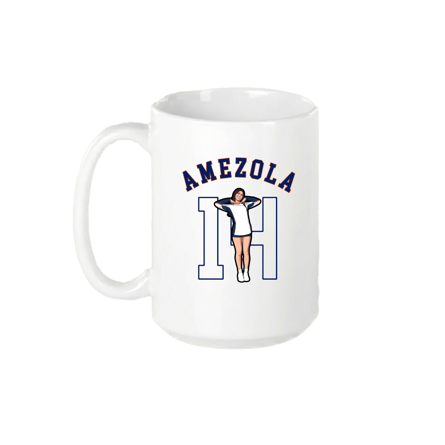 15oz Coffee Mug — Shirsey Arch in White
