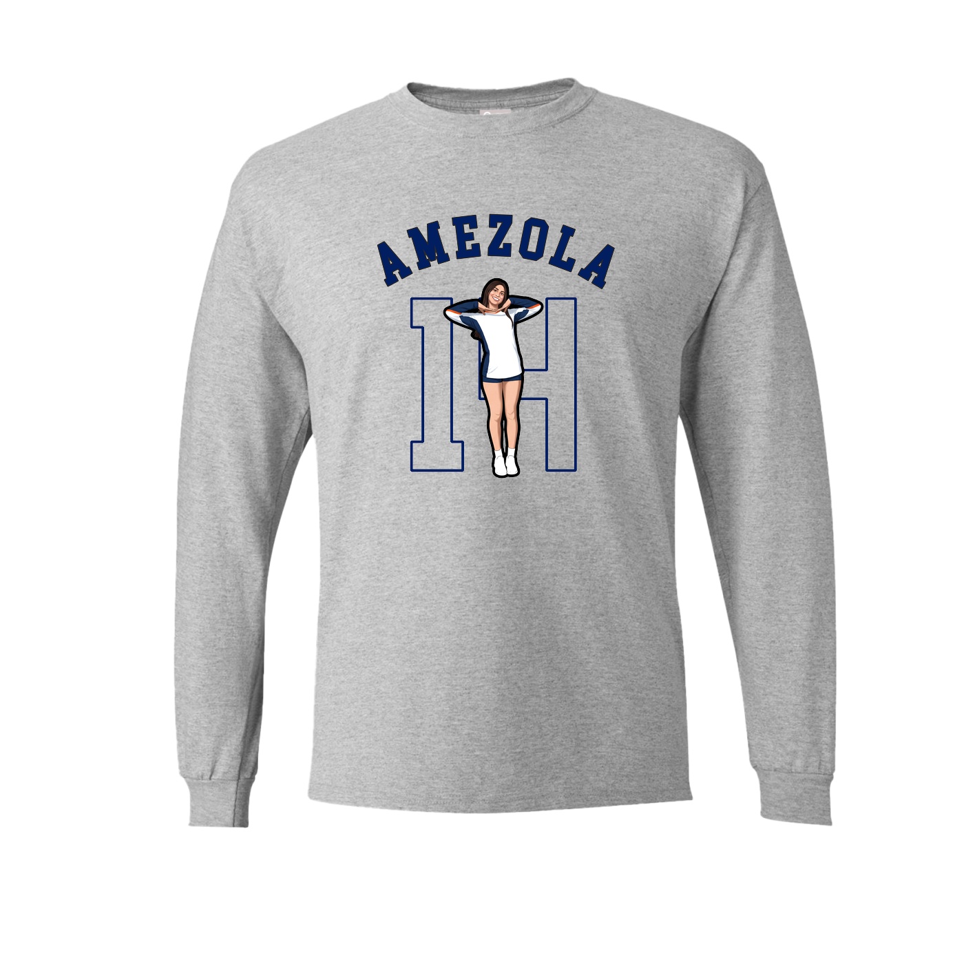 Long Sleeve Tee — Shirsey Arch in Grey