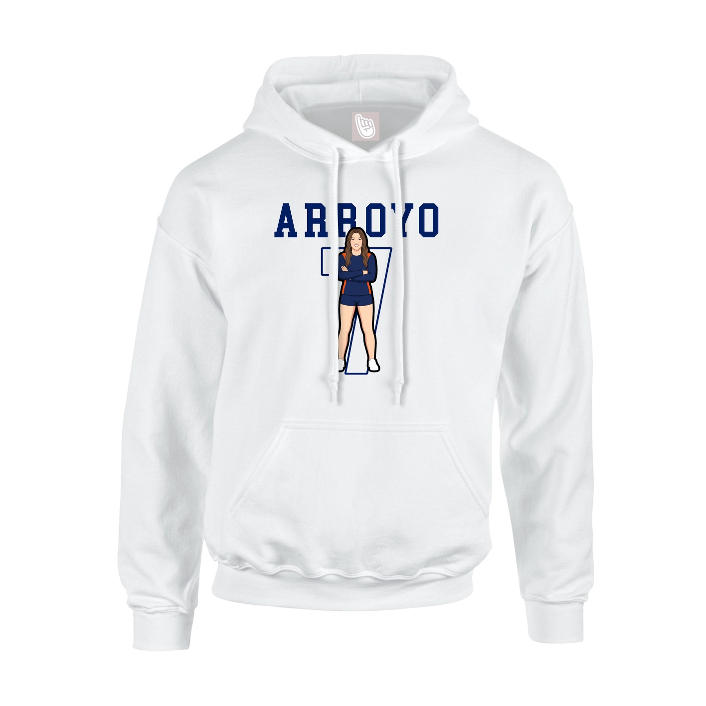 Youth Hoodie — Shirsey in White