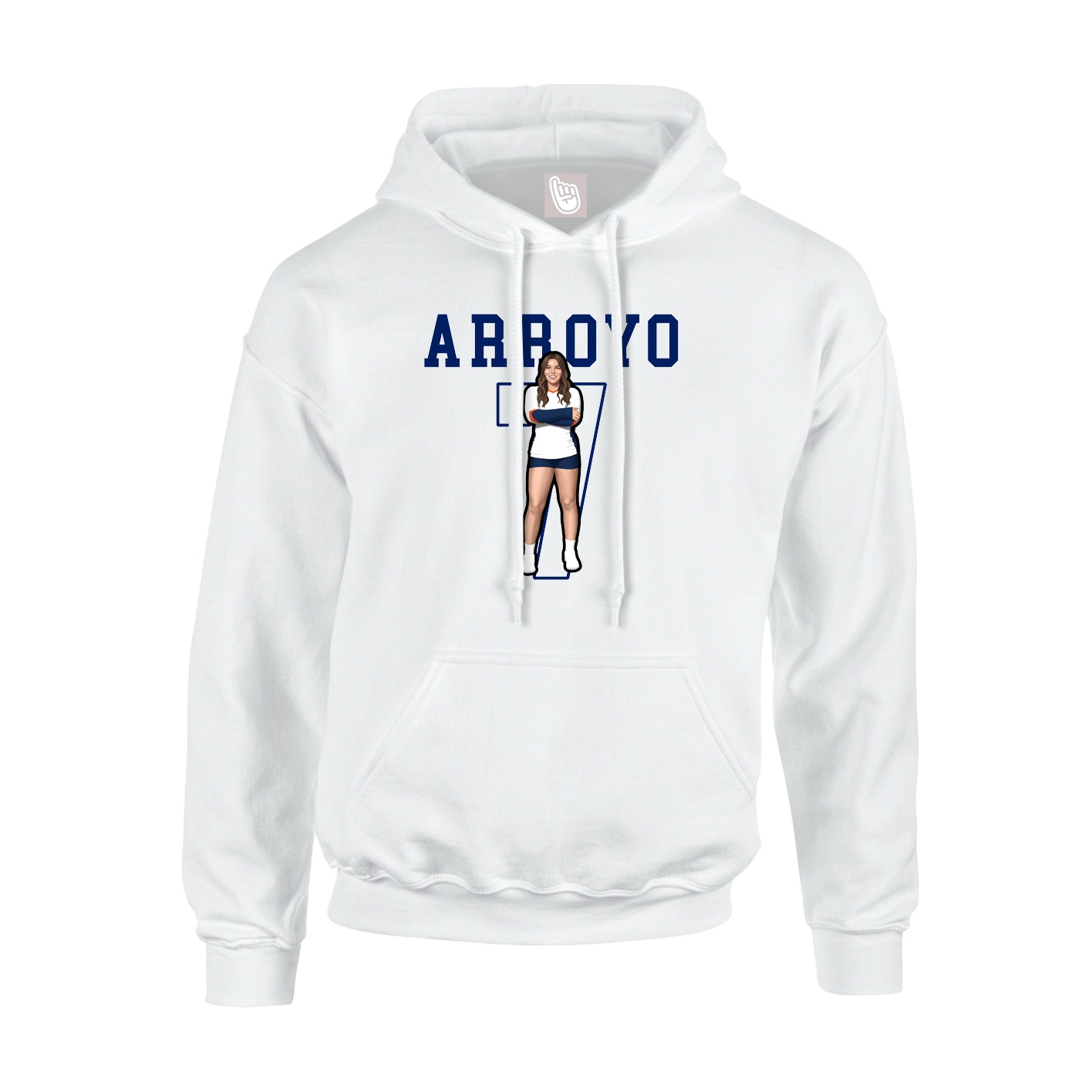 Youth Hoodie — Shirsey in White