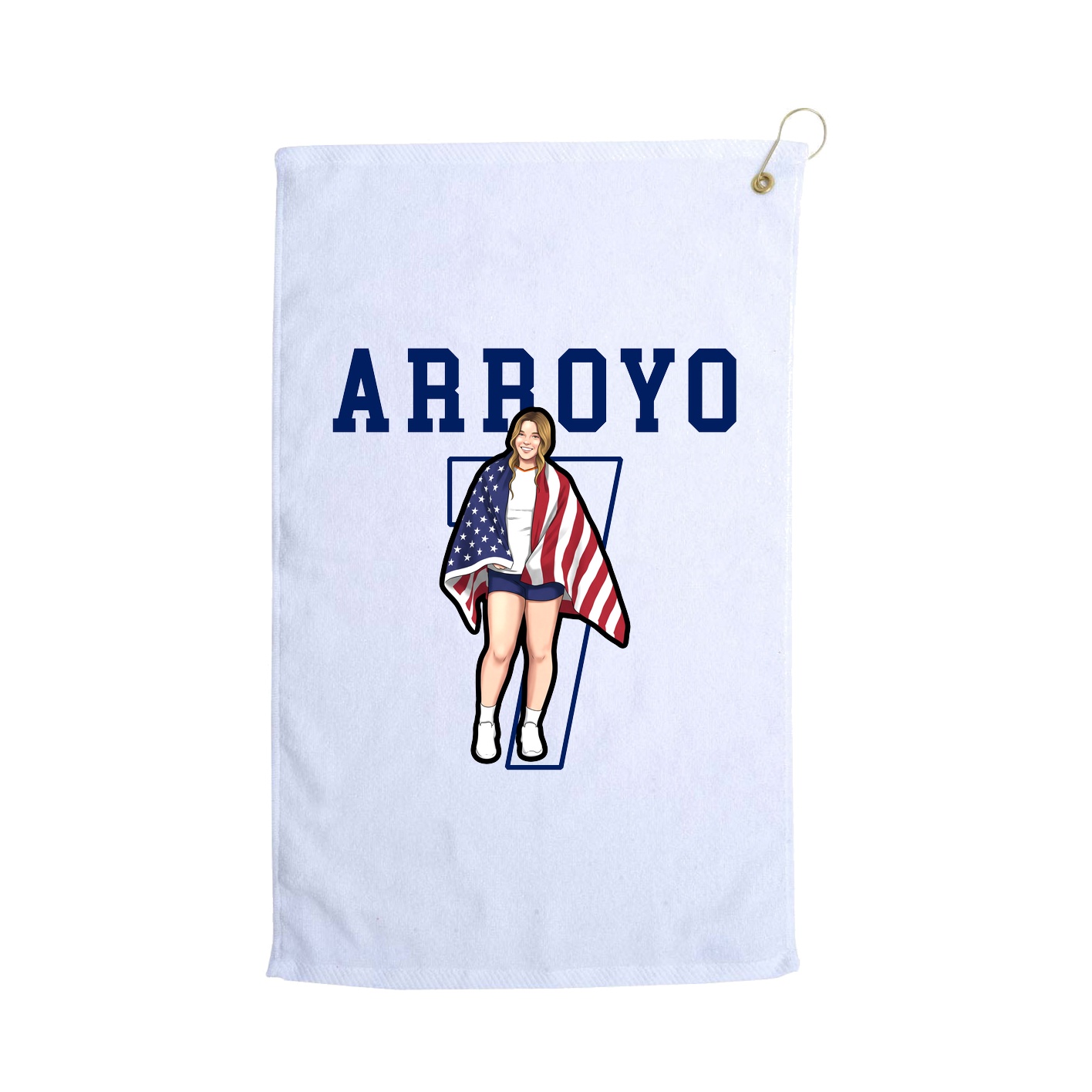 Golf Towel — Shirsey in White