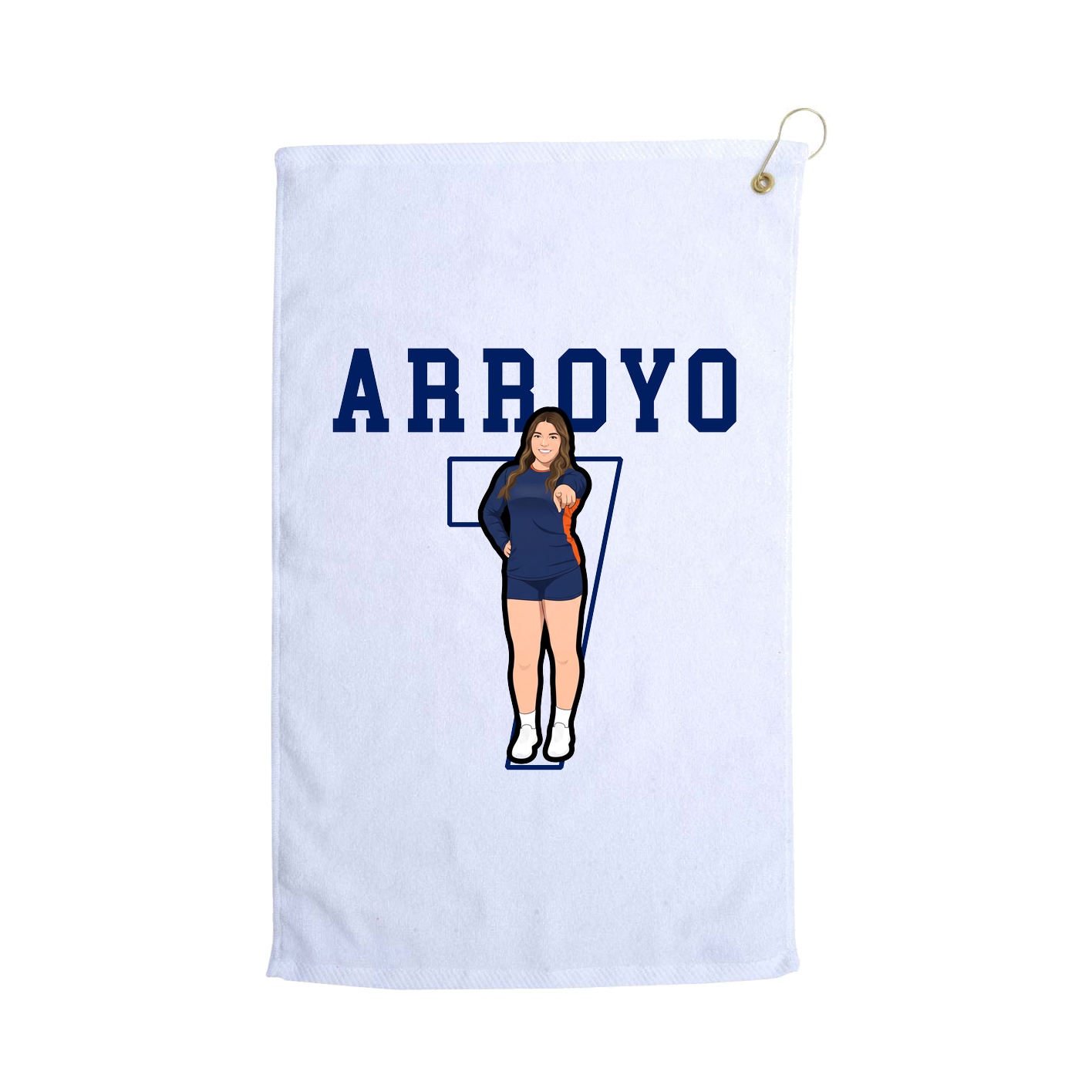 Golf Towel — Shirsey in White