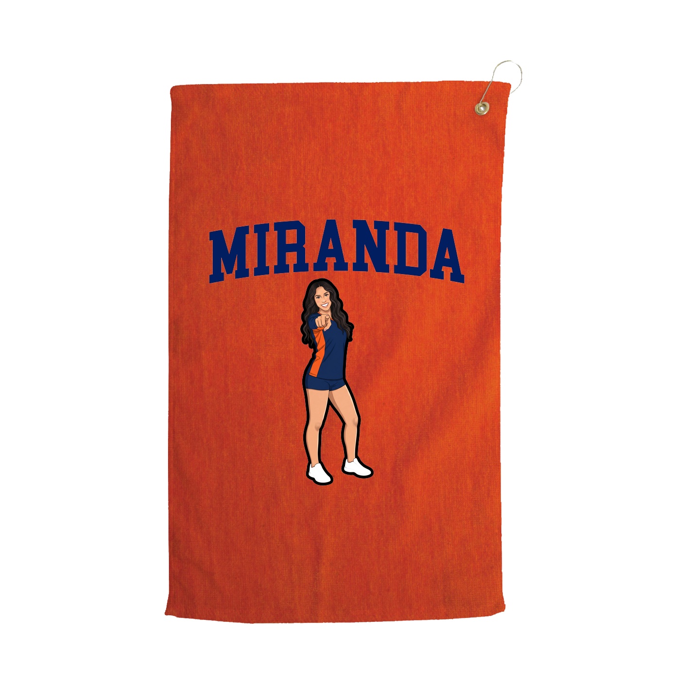 Golf Towel — Shirsey in Orange