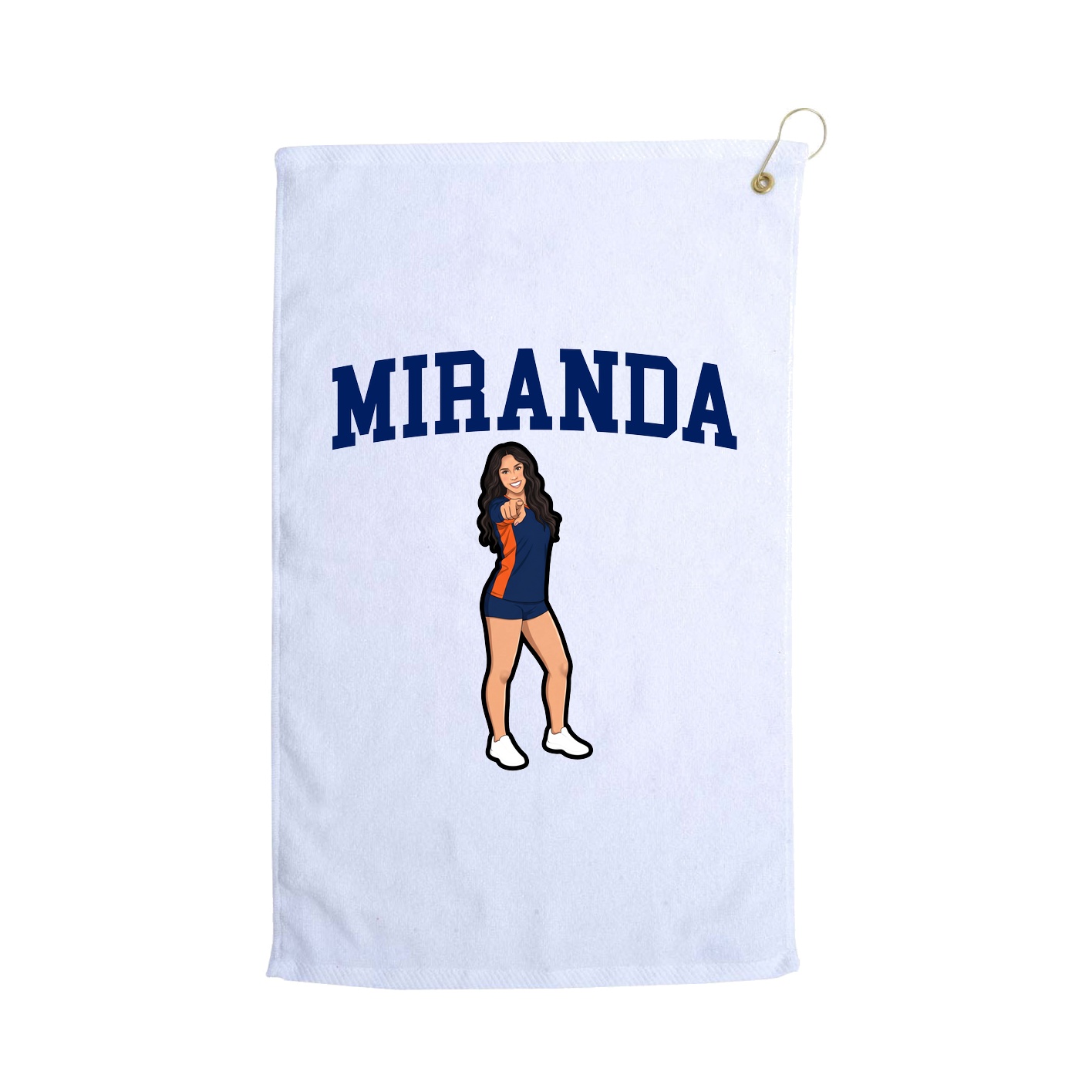 Golf Towel — Shirsey in White