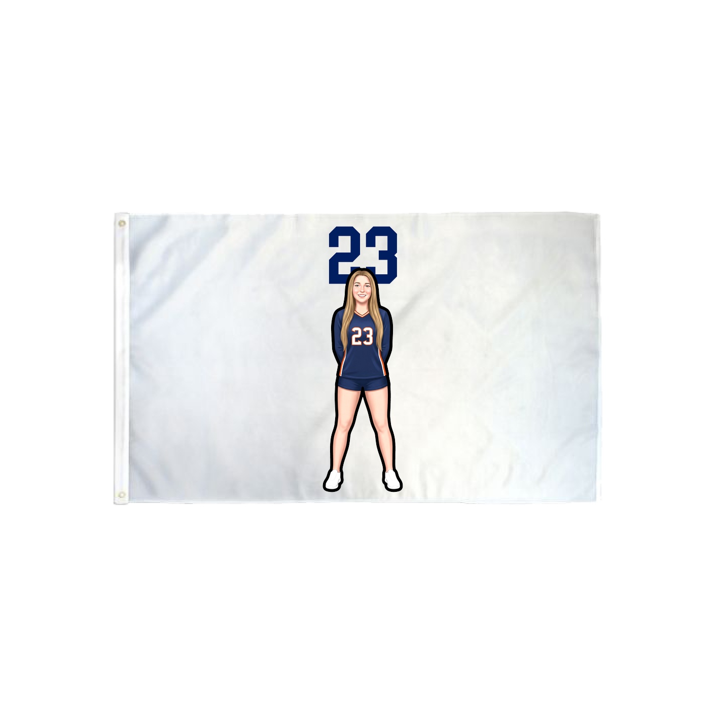 3x5 Flag — Number Top in Classic