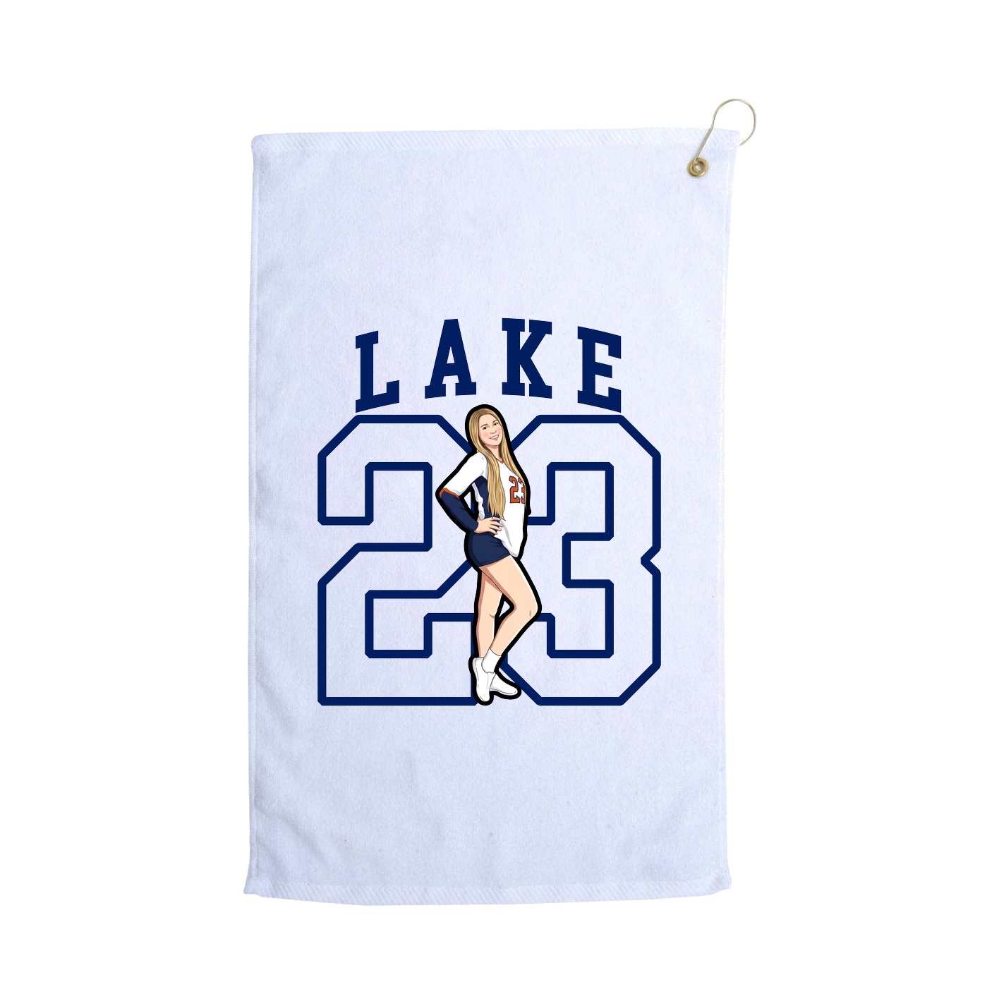 Golf Towel — Shirsey in White