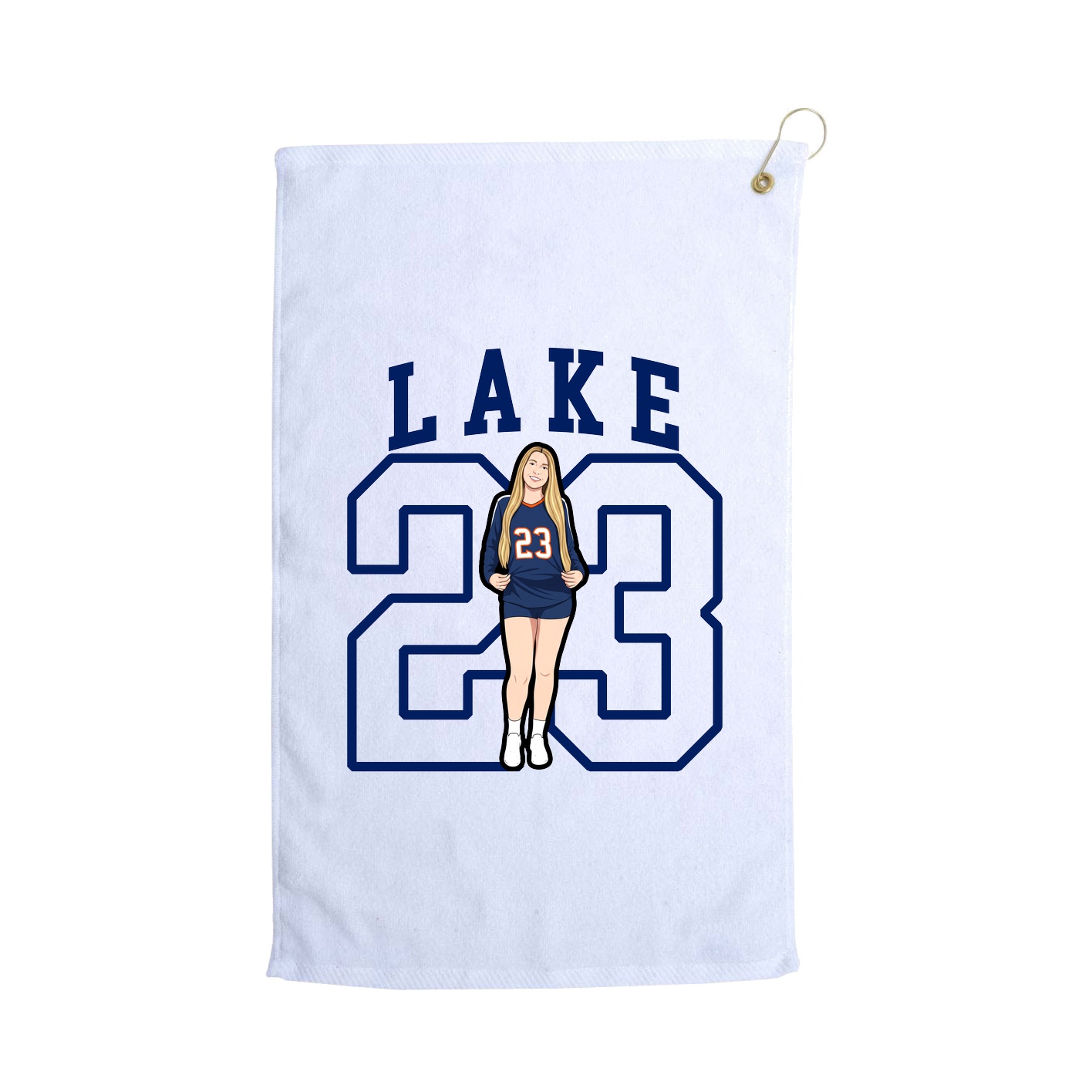 Golf Towel — Shirsey in White