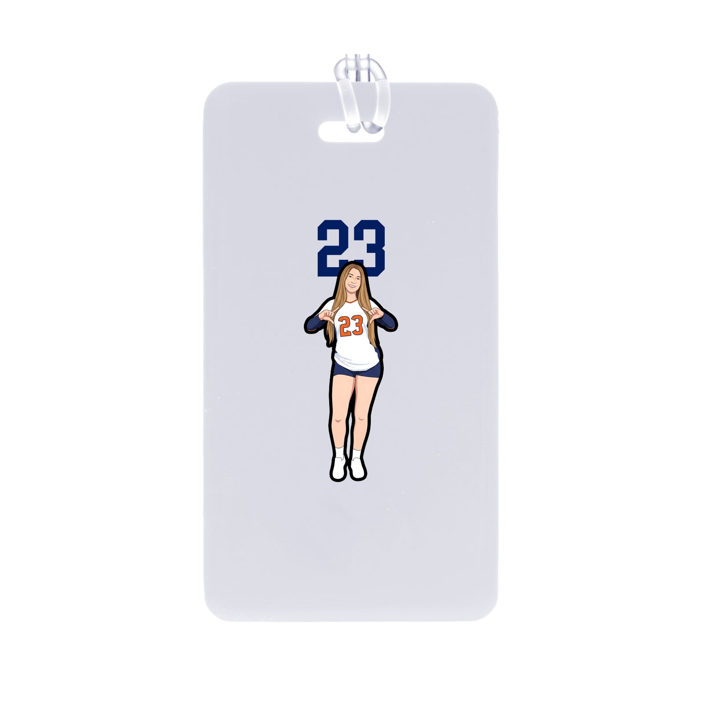 Bag Tag — Number Top in Classic