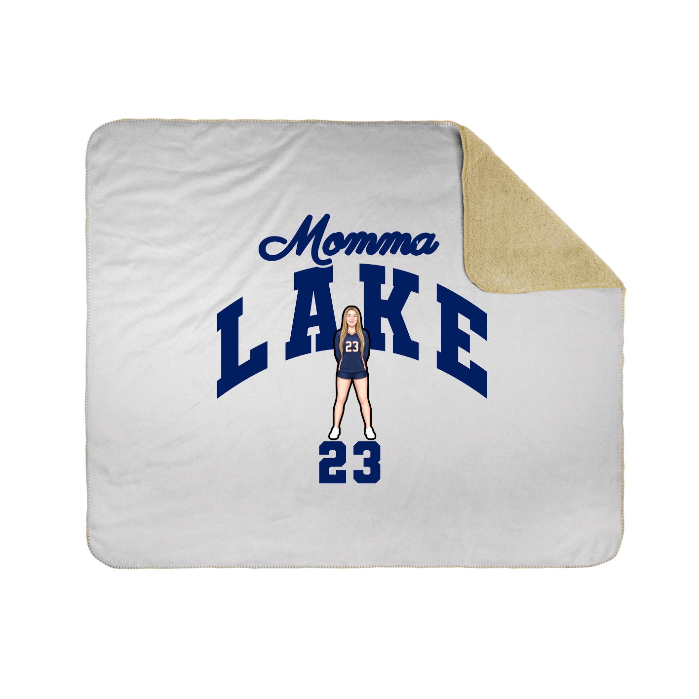 Throw Blanket — Mothers Day Arch in White