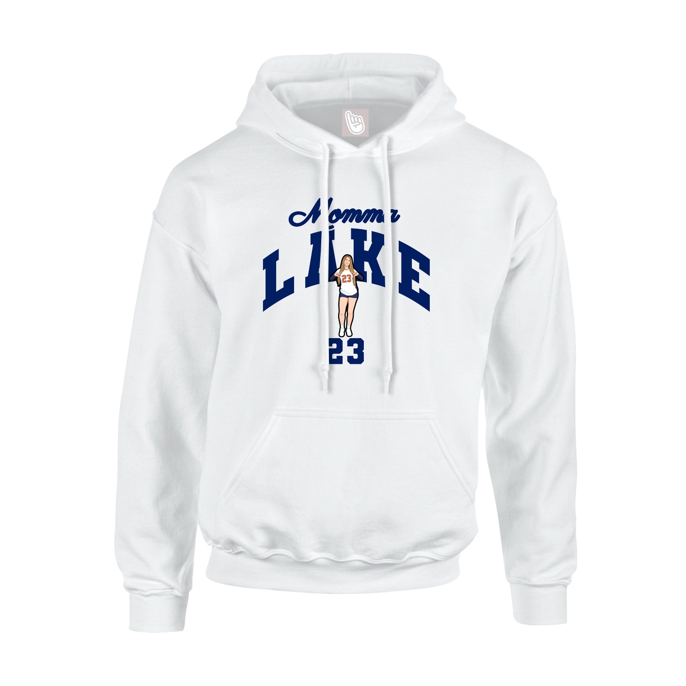 Youth Hoodie — Mothers Day Arch in White