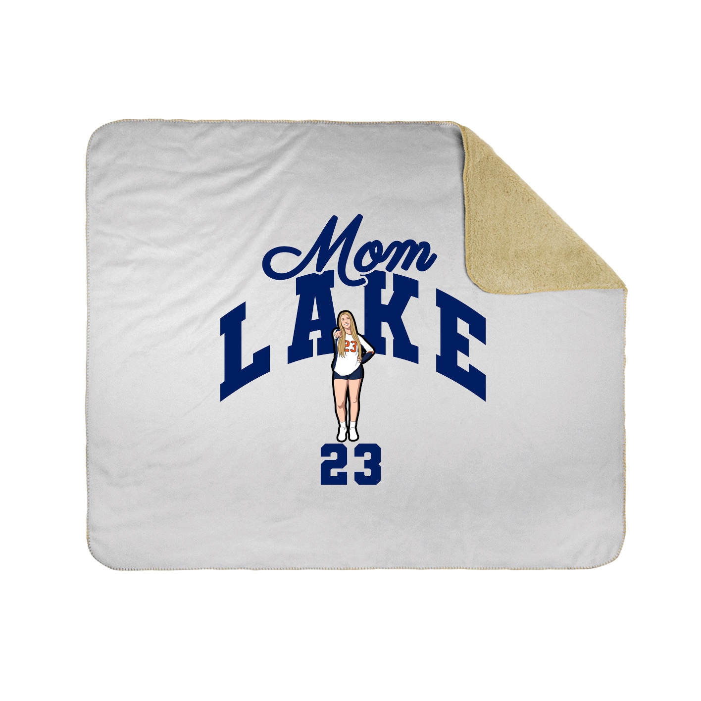 Throw Blanket — Mothers Day Arch in White