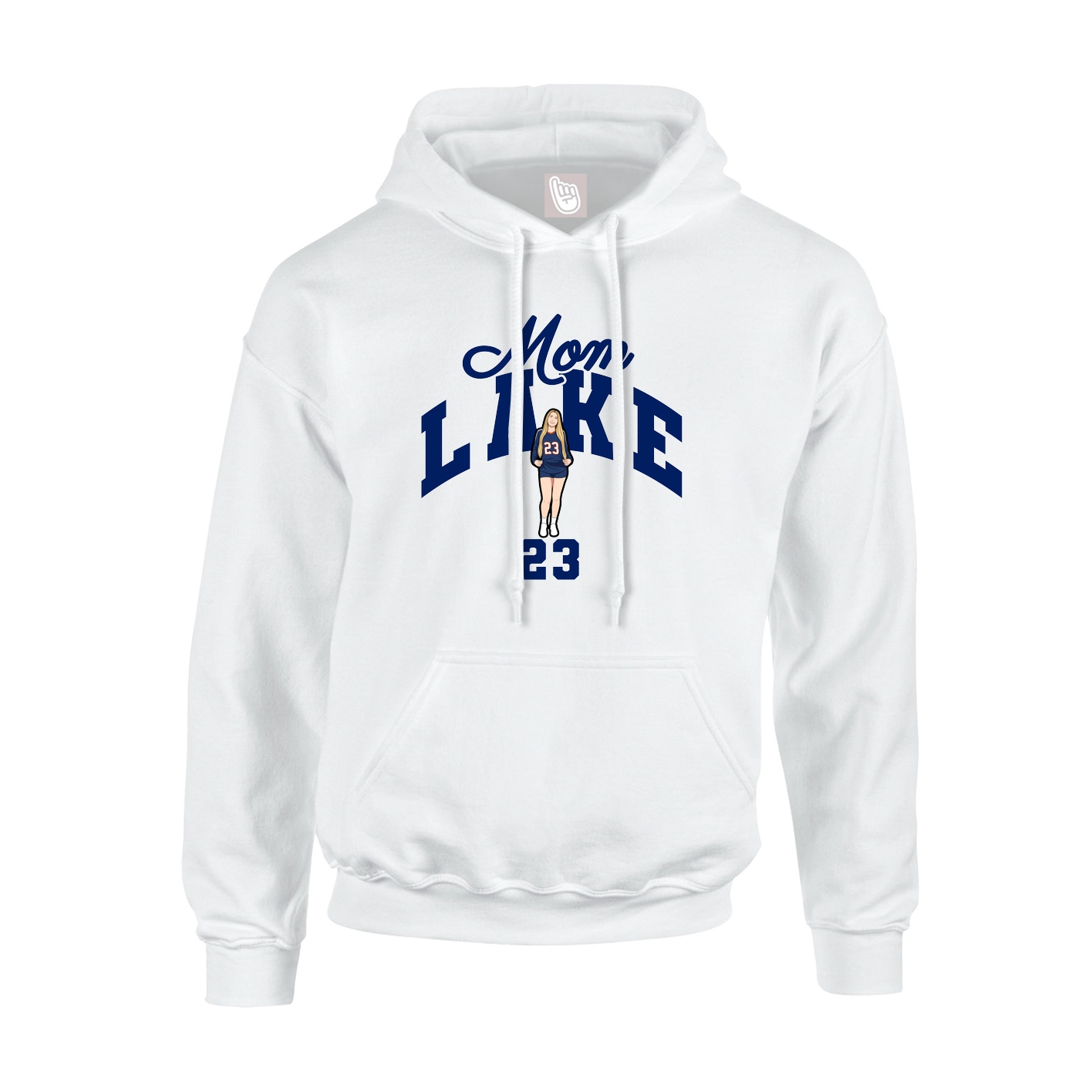 Youth Hoodie — Mothers Day Arch in White
