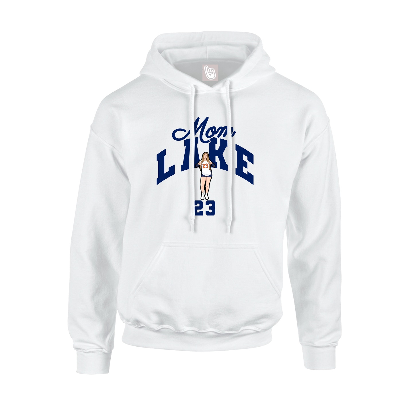 Youth Hoodie — Mothers Day Arch in White