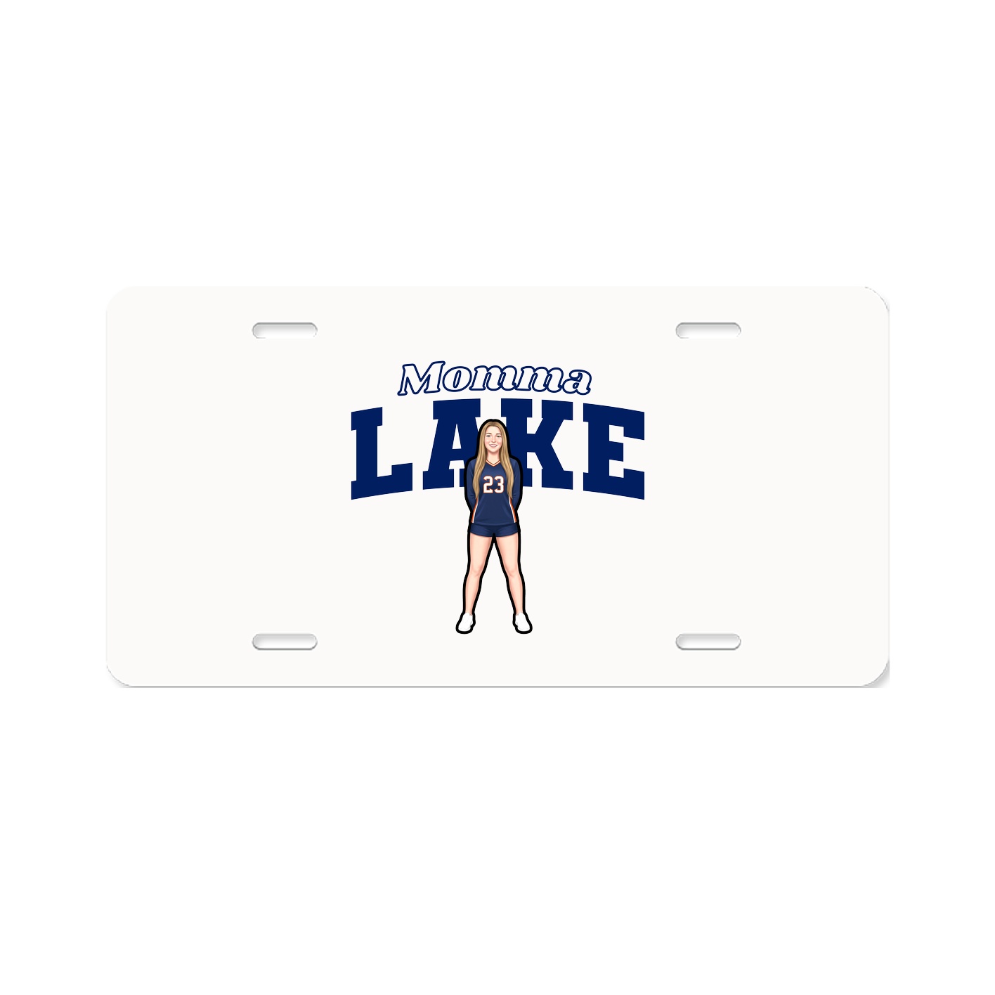 License Plate — Mothers Day Block in Classic