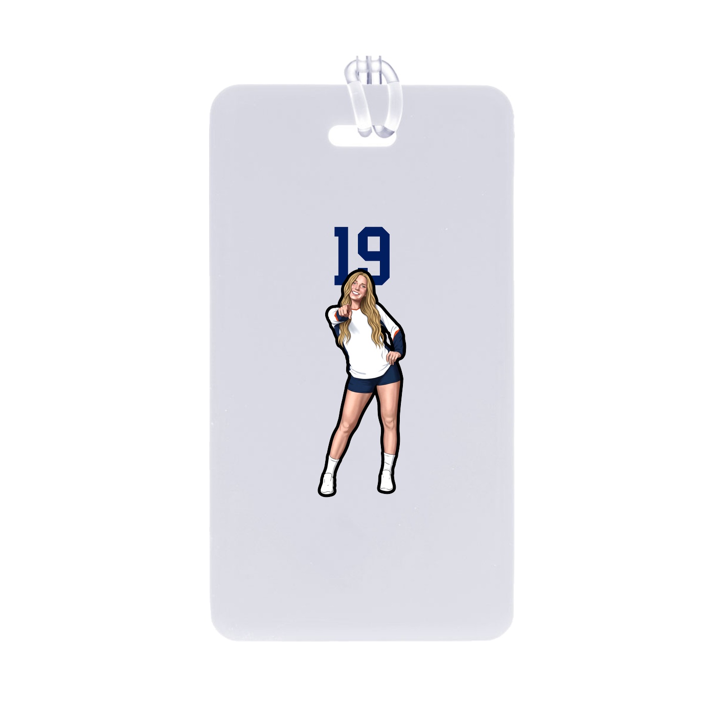 Bag Tag — Number Top in Classic