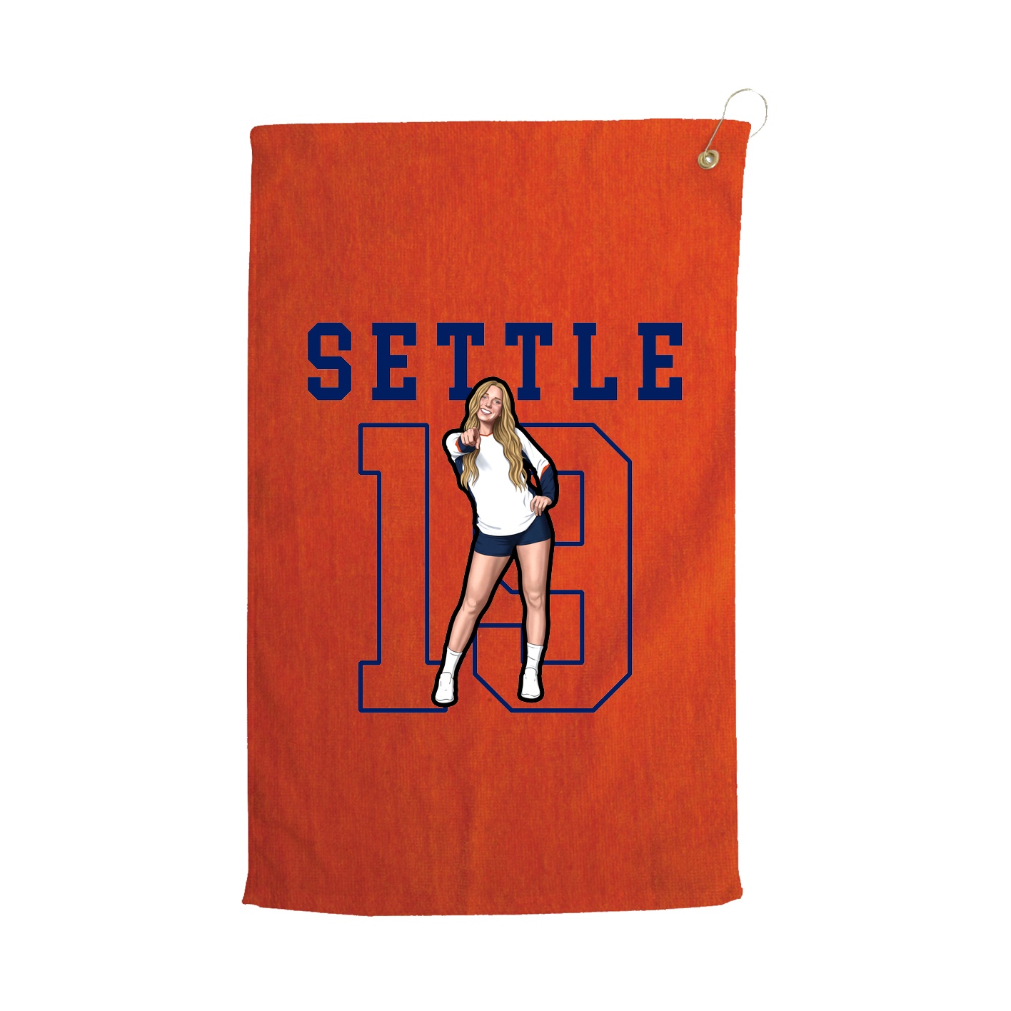 Golf Towel — Shirsey in Orange