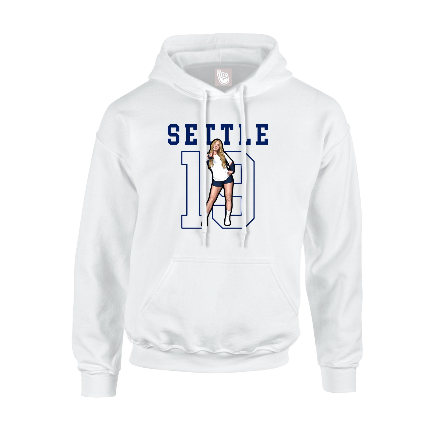 Youth Hoodie — Shirsey in White