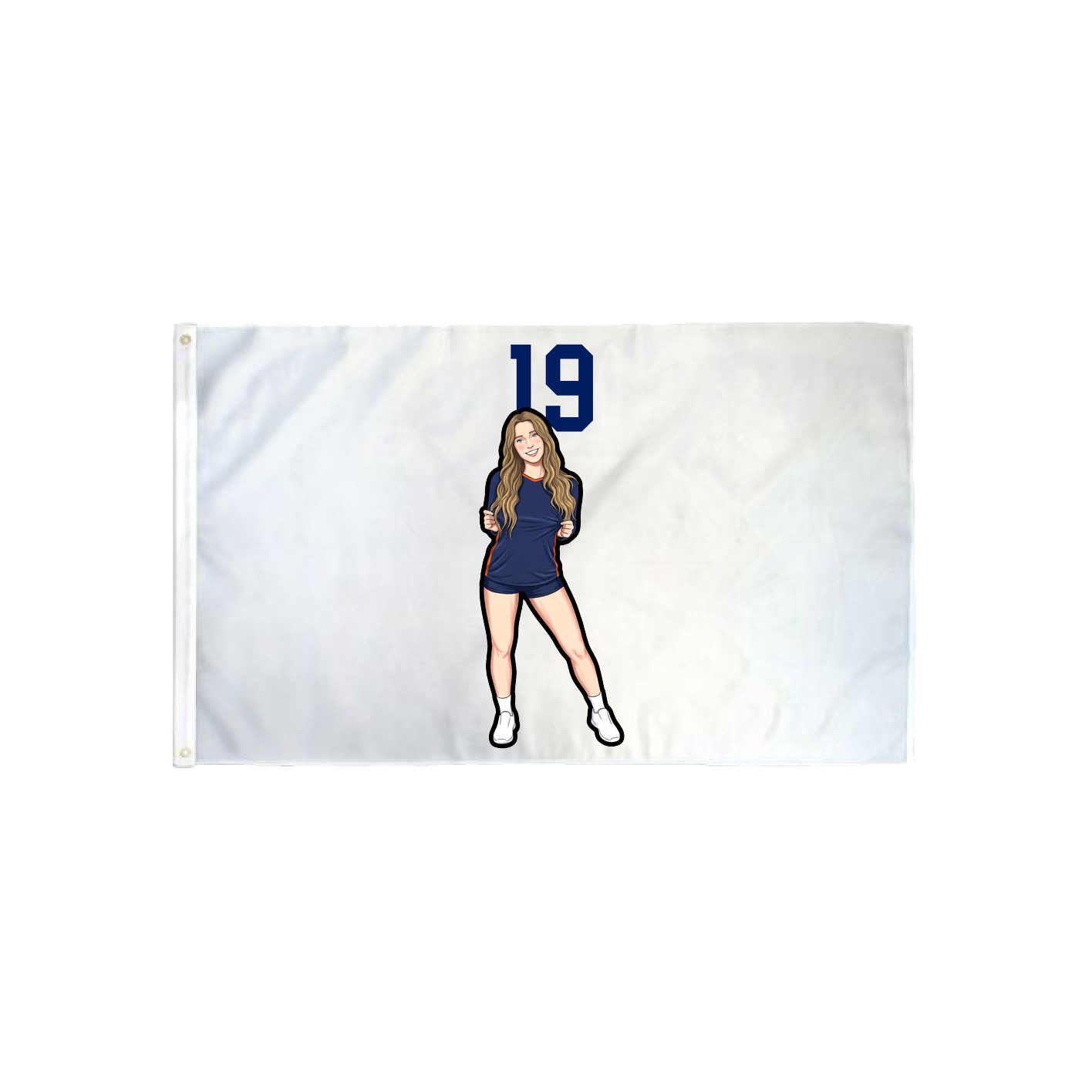 3x5 Flag — Number Top in Classic
