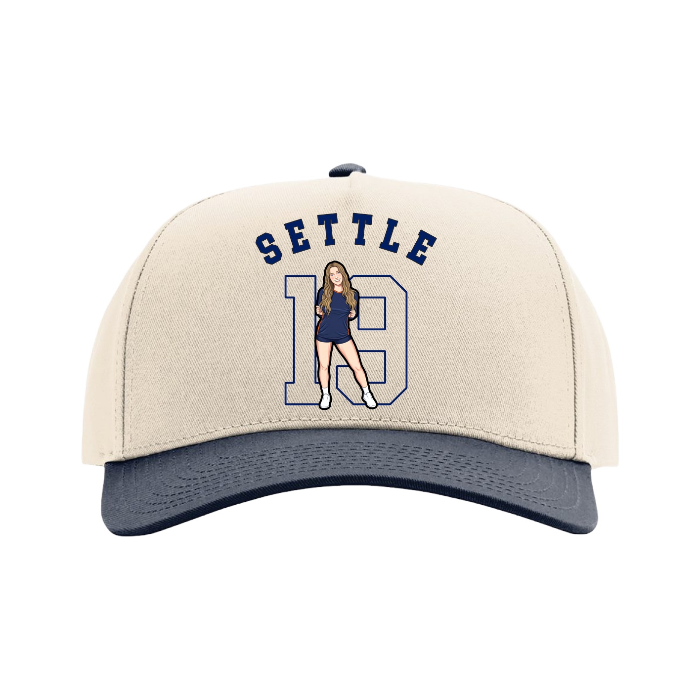 Full Fabric Five-Panel Champ Cap