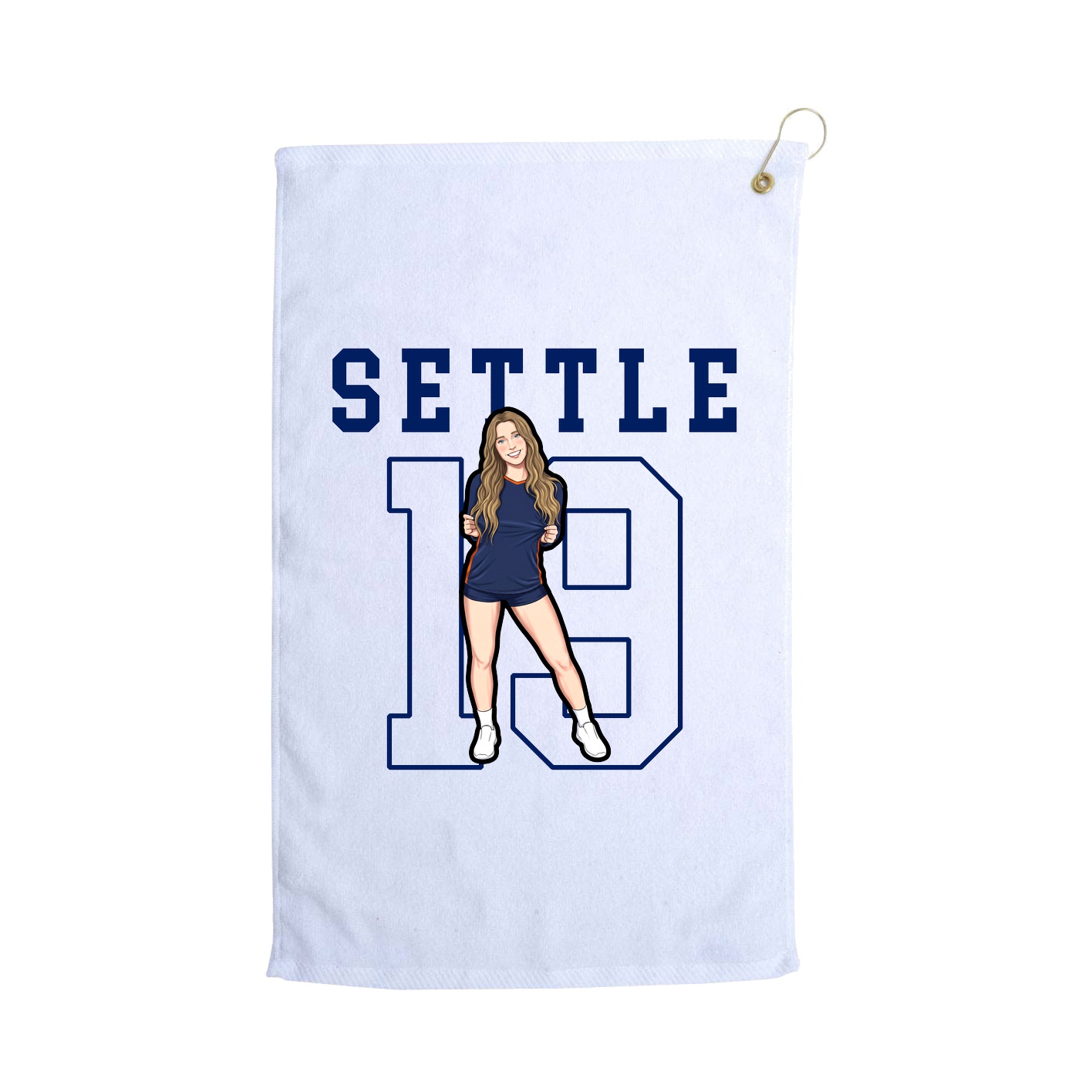 Golf Towel — Shirsey in White