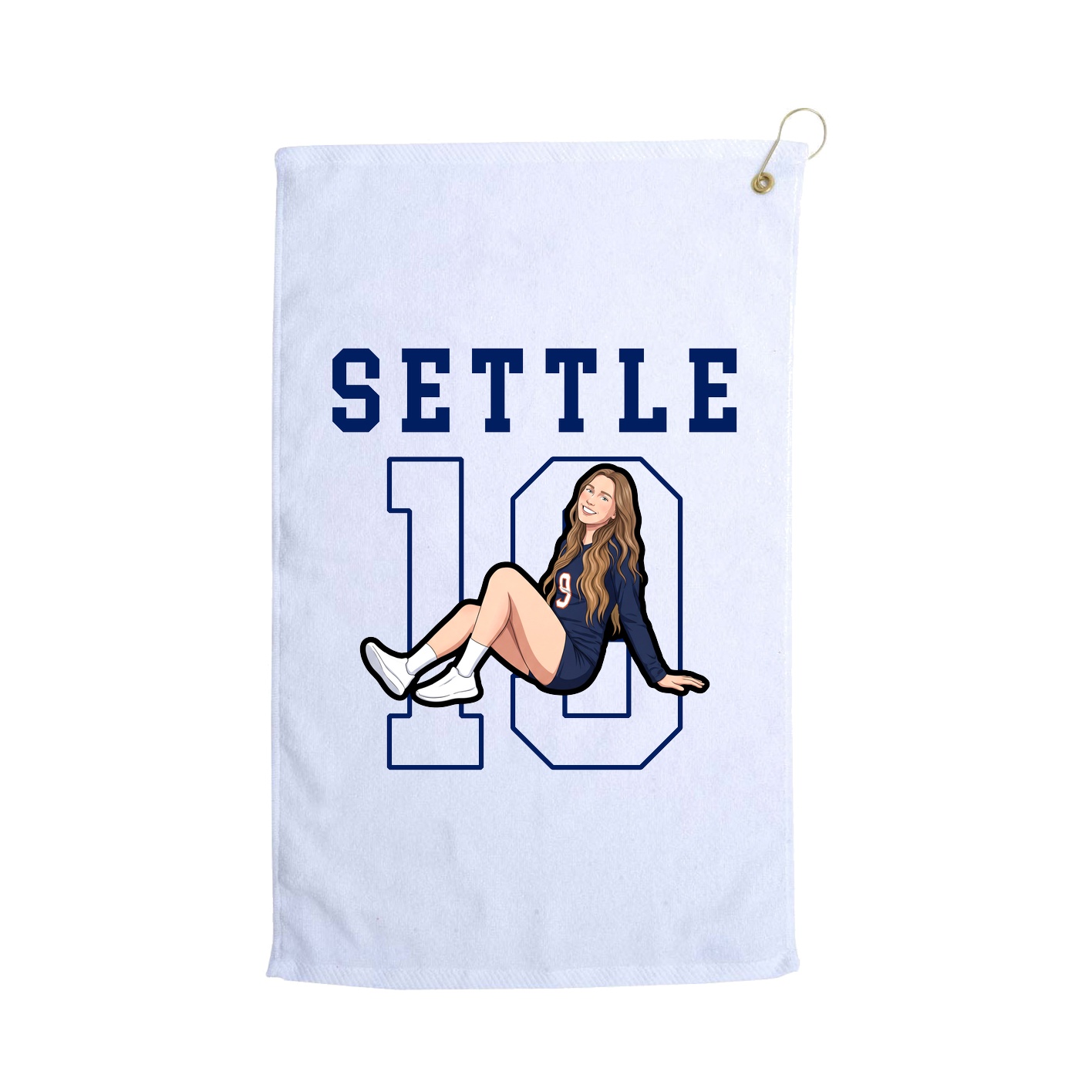 Terry Velour Golf Towel