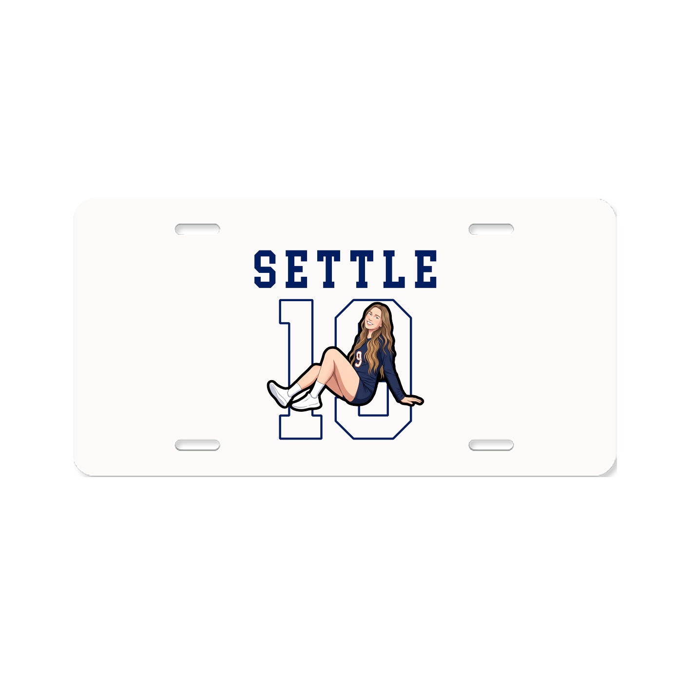 License Plate — Shirsey in Classic