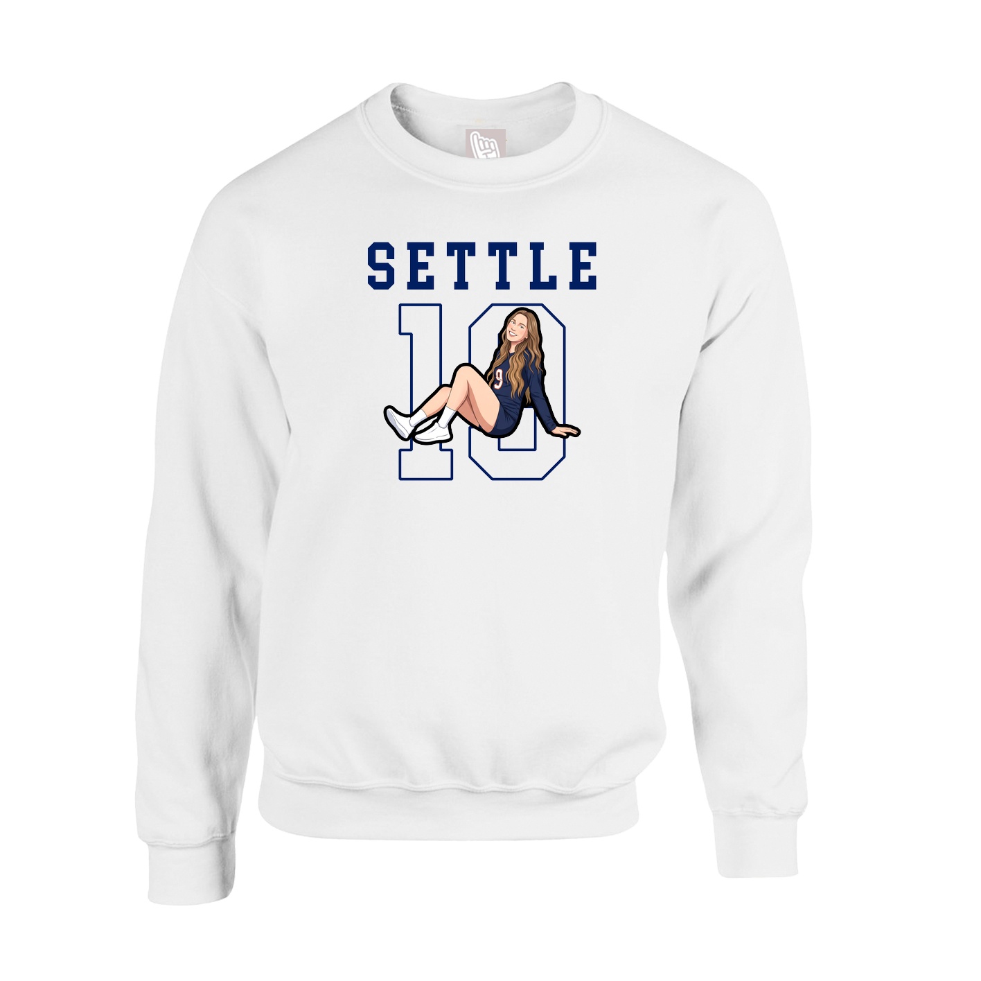 Fleece Crew — Shirsey in White