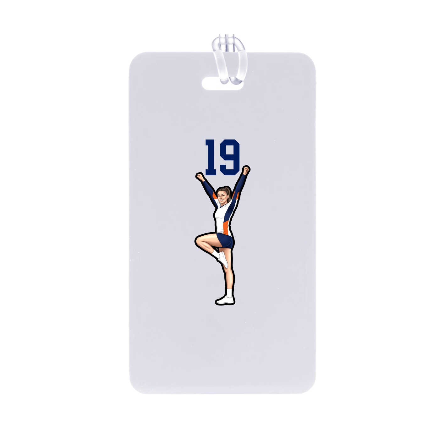 Bag Tag — Number Top in Classic