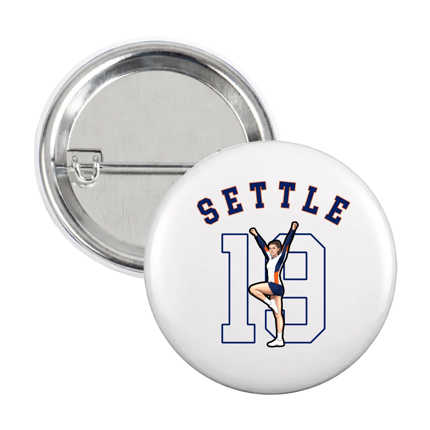 Game Day Button — Shirsey Arch in White