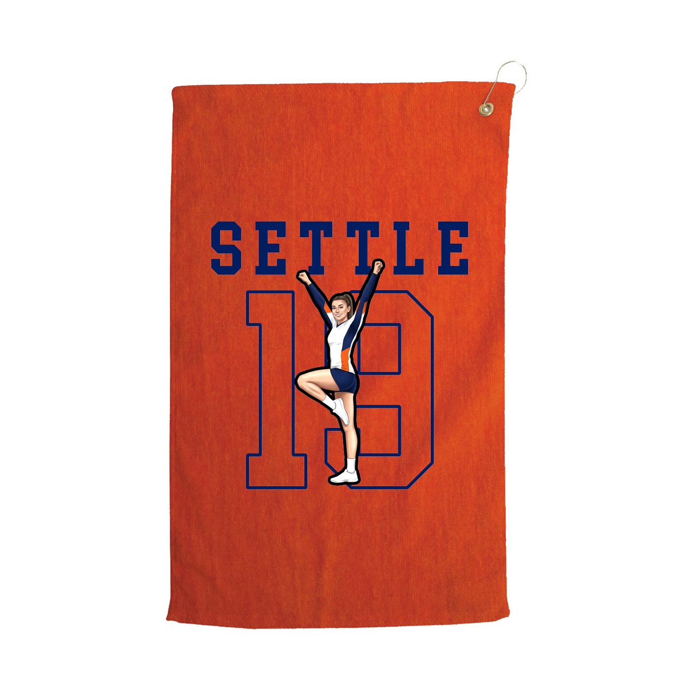 Golf Towel — Shirsey in Orange