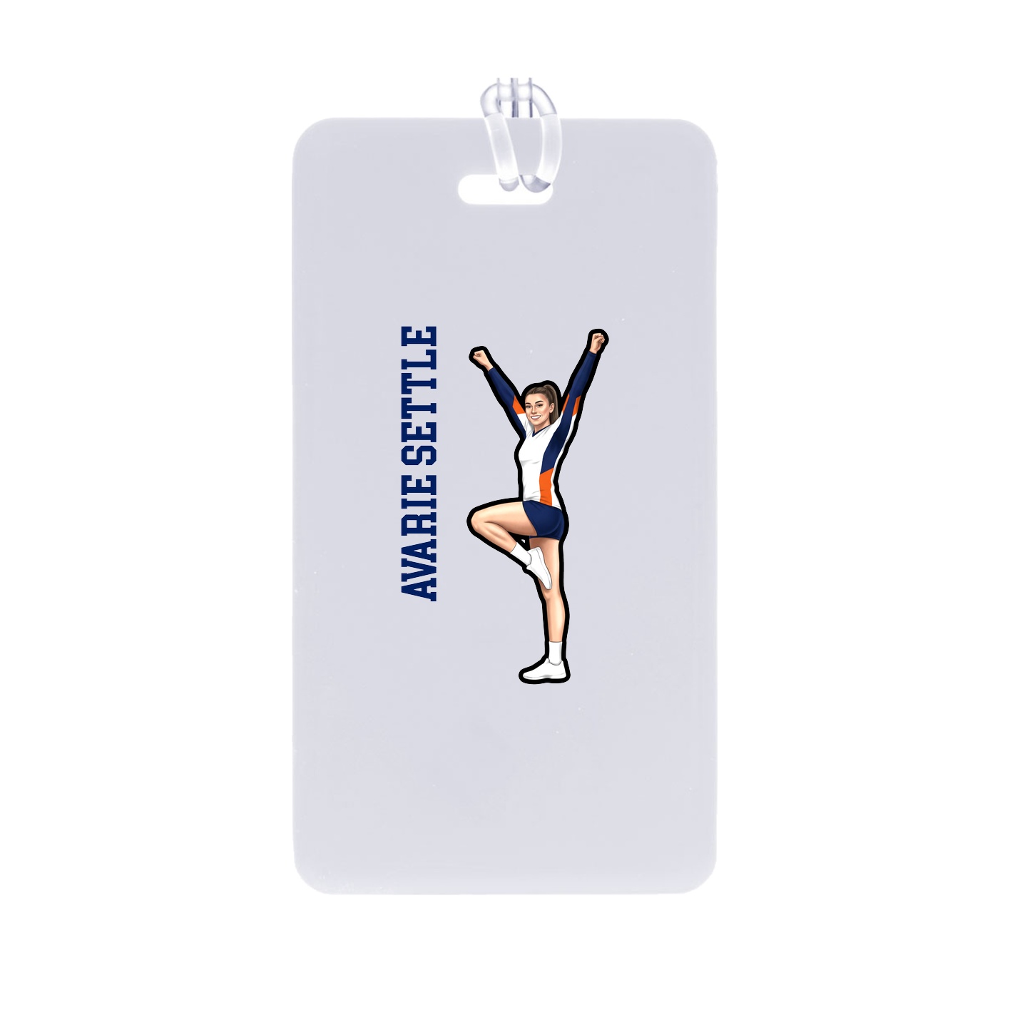 Bag Tag — Name Vertical in Classic