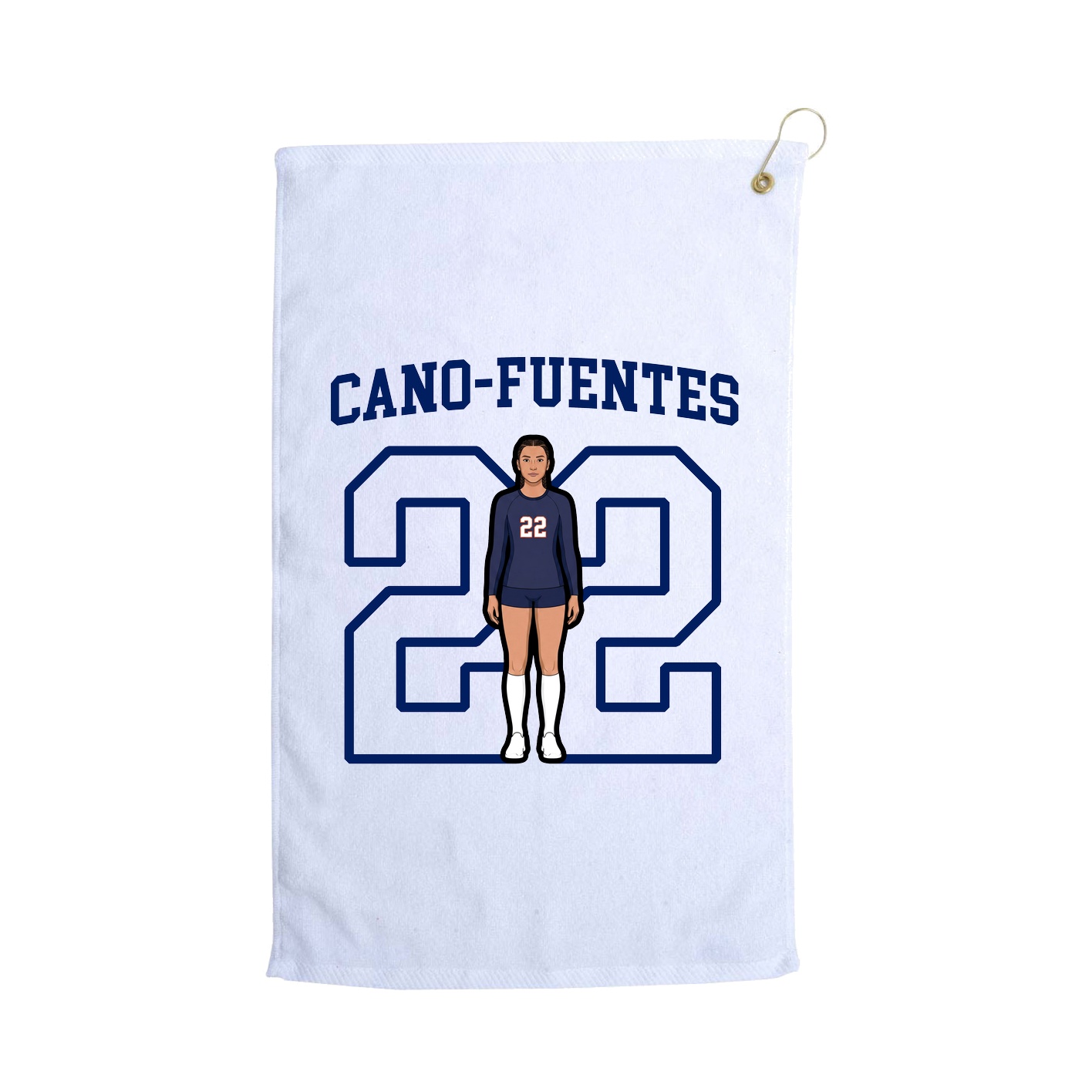 Golf Towel — Shirsey in White