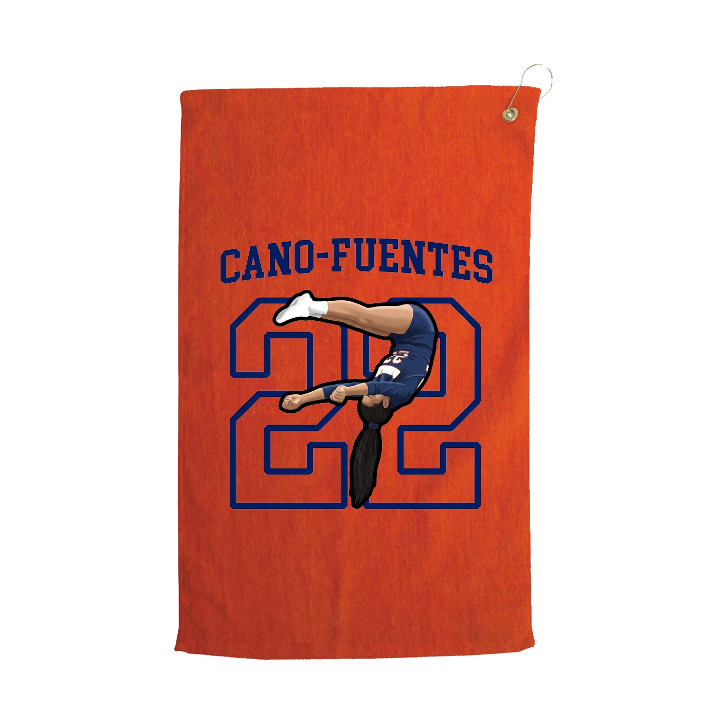 Golf Towel — Shirsey in Orange
