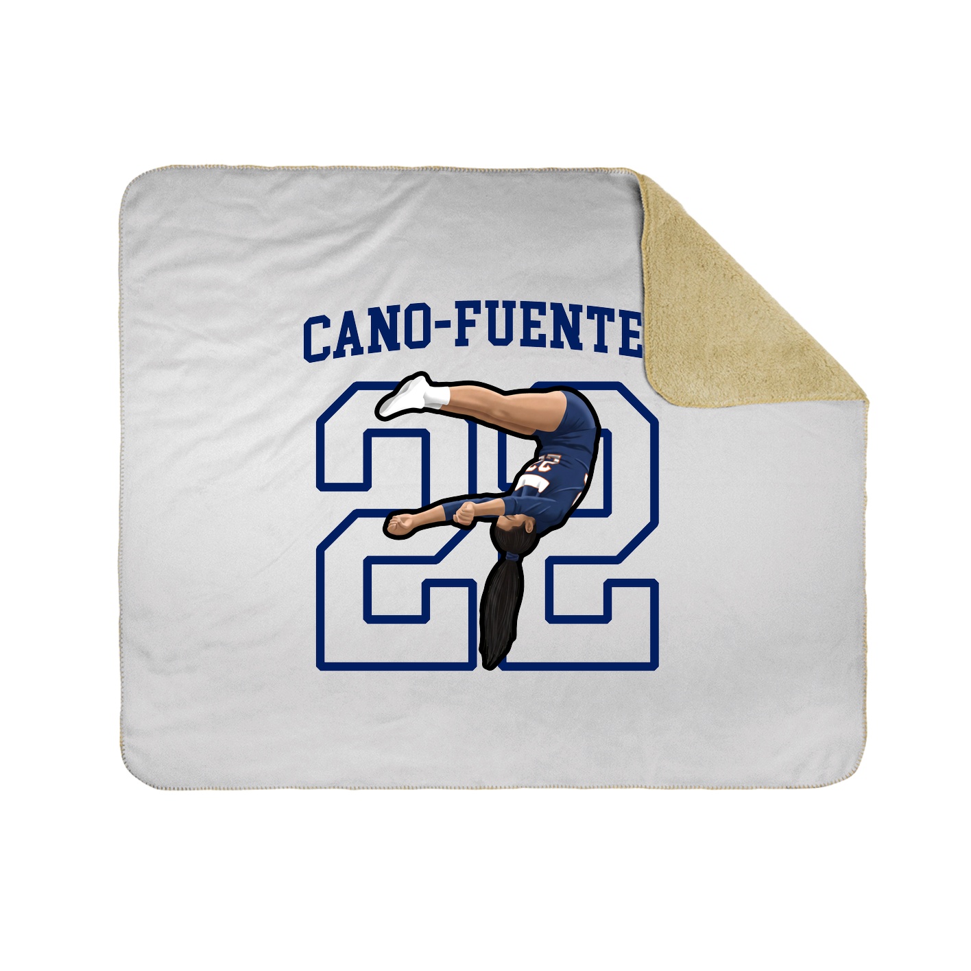 Throw Blanket — Shirsey in White