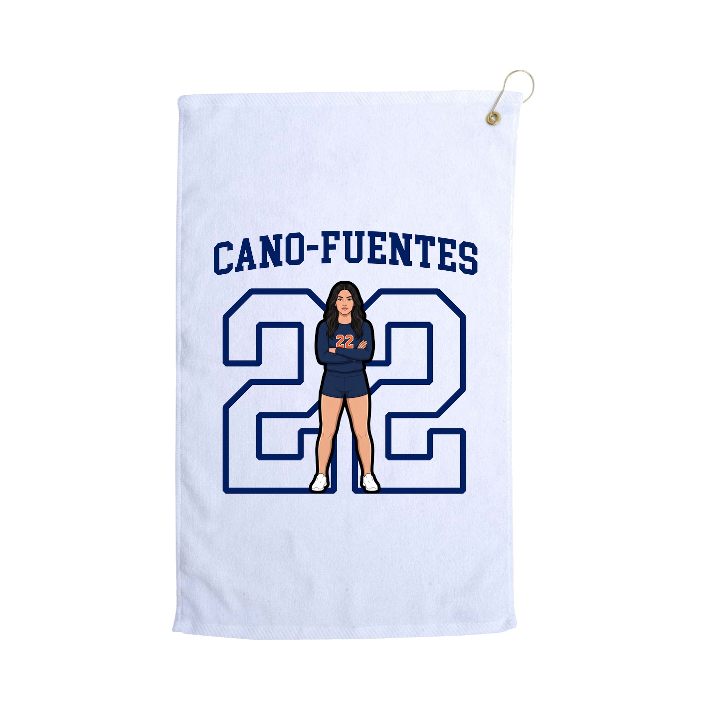 Golf Towel — Shirsey in White