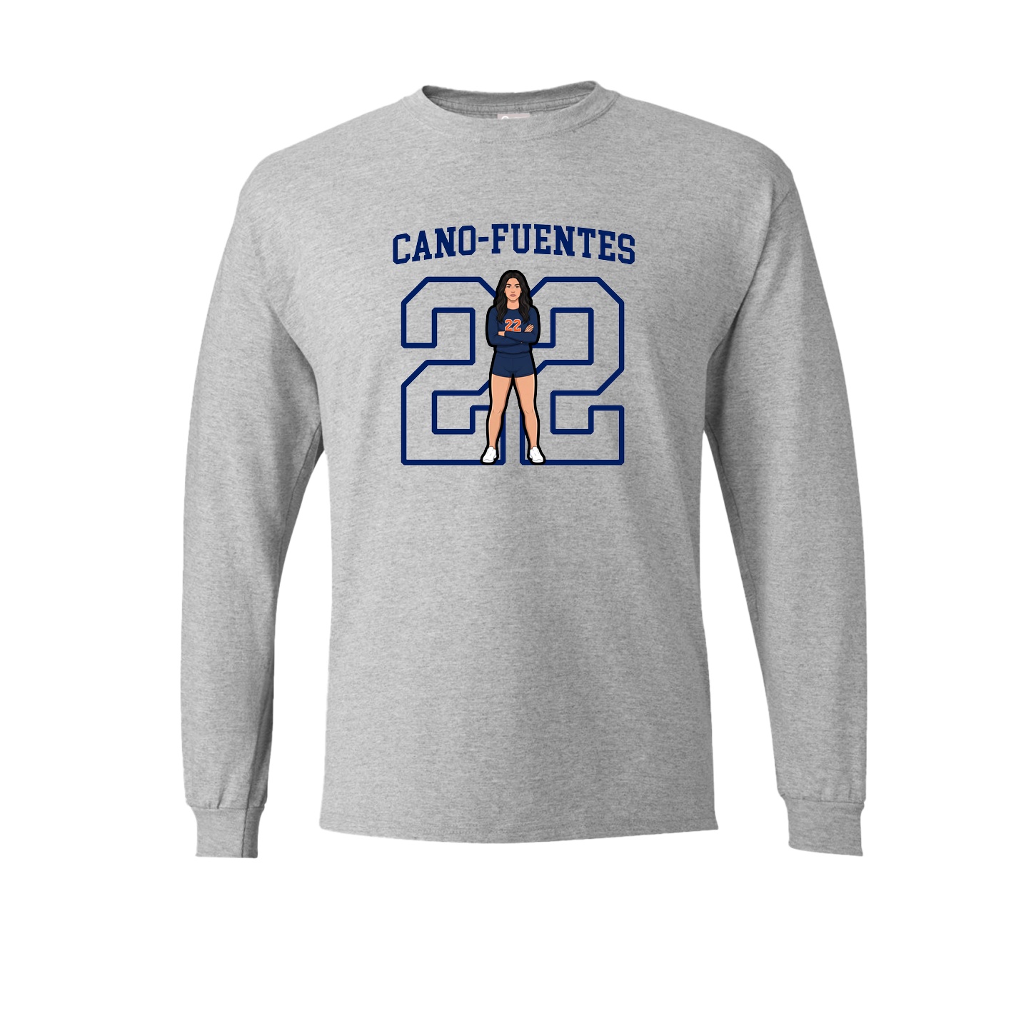 Long Sleeve Tee — Shirsey in Grey