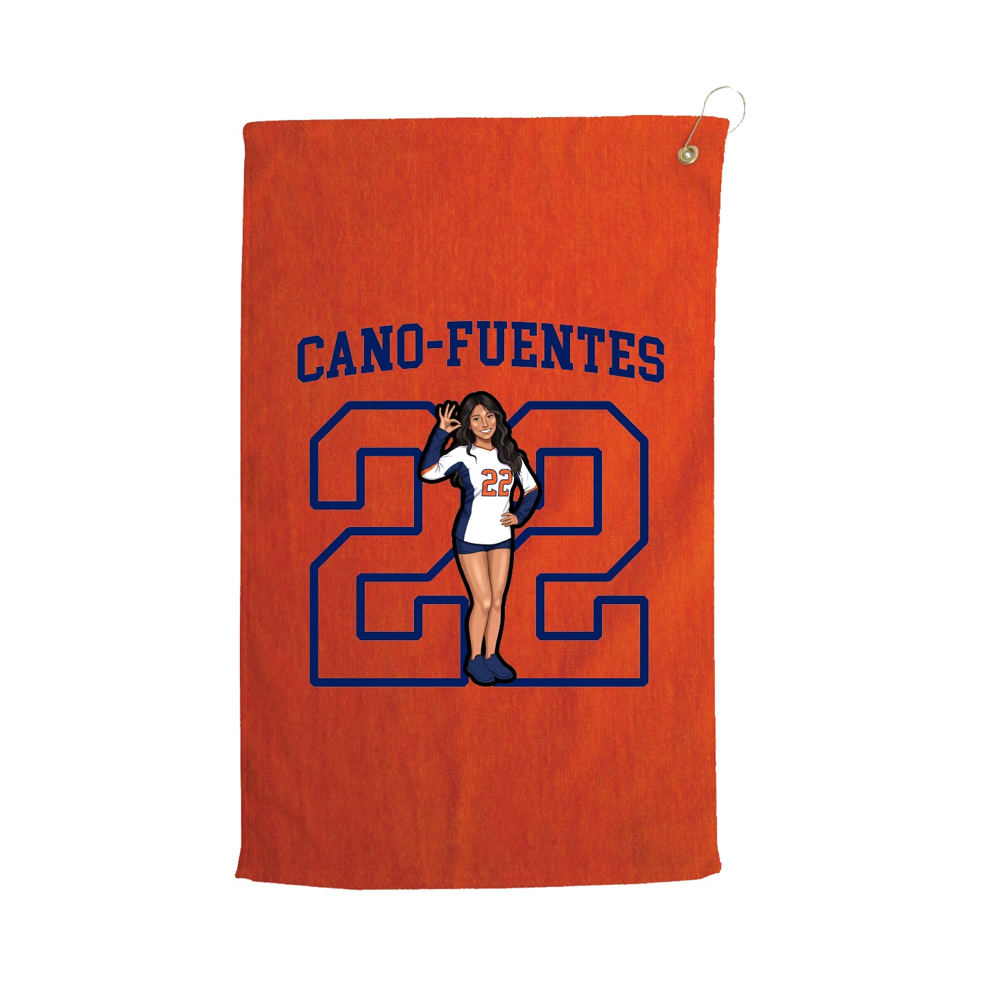 Golf Towel — Shirsey in Orange