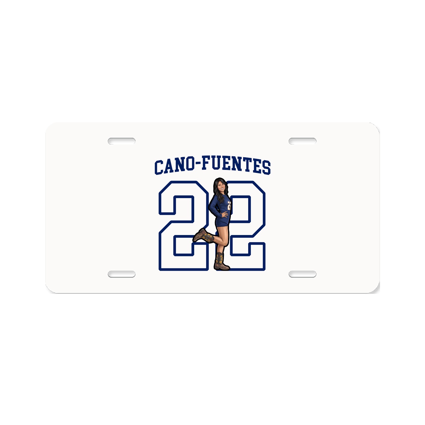 License Plate — Shirsey in Classic