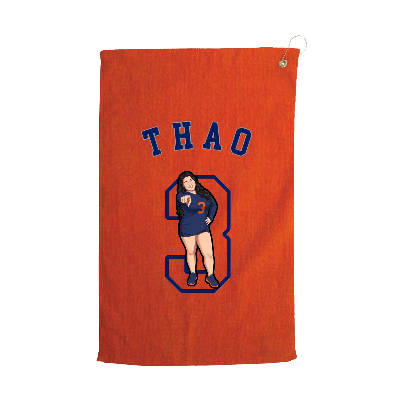 Terry Velour Golf Towel