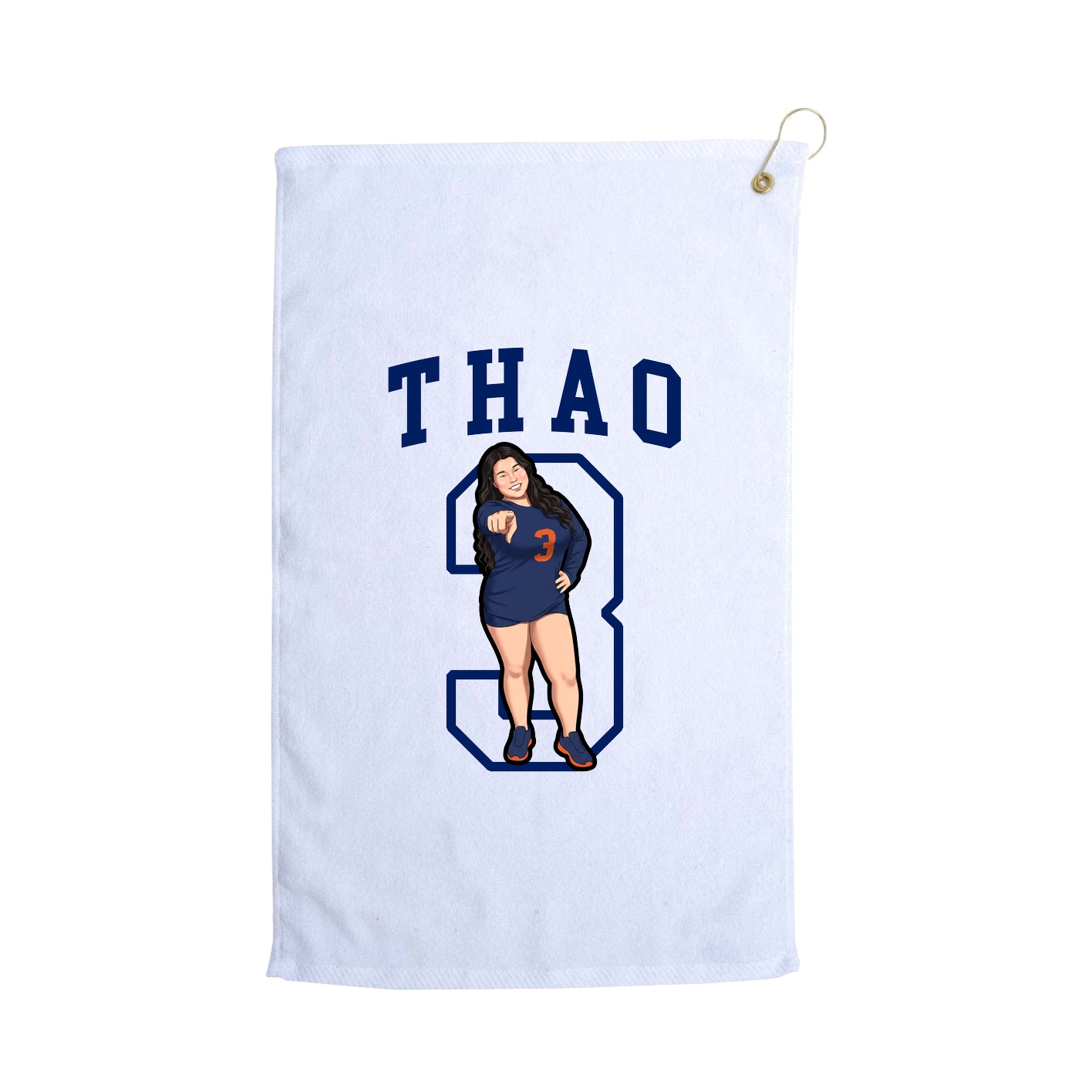 Golf Towel — Shirsey in White