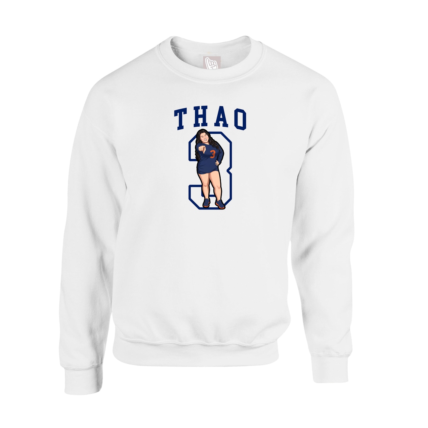 Fleece Crew — Shirsey in White