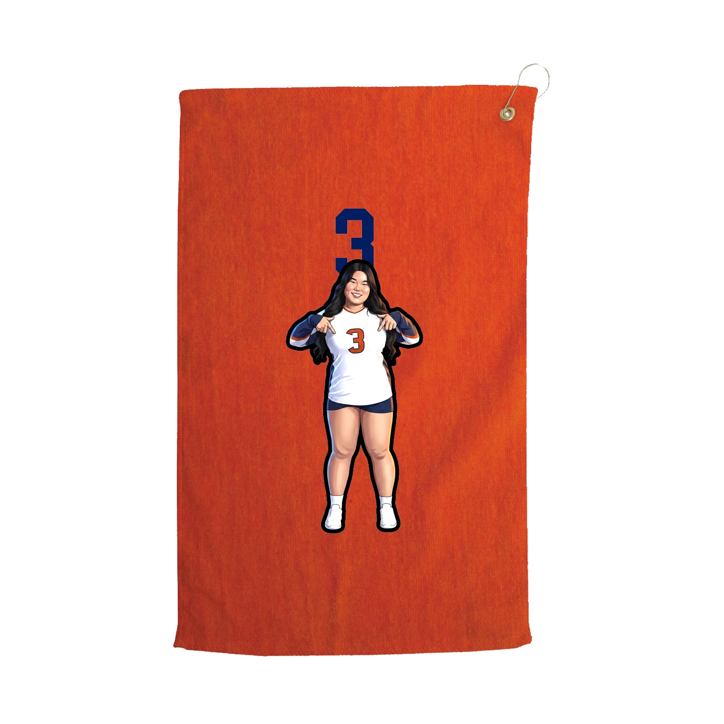 Terry Velour Golf Towel