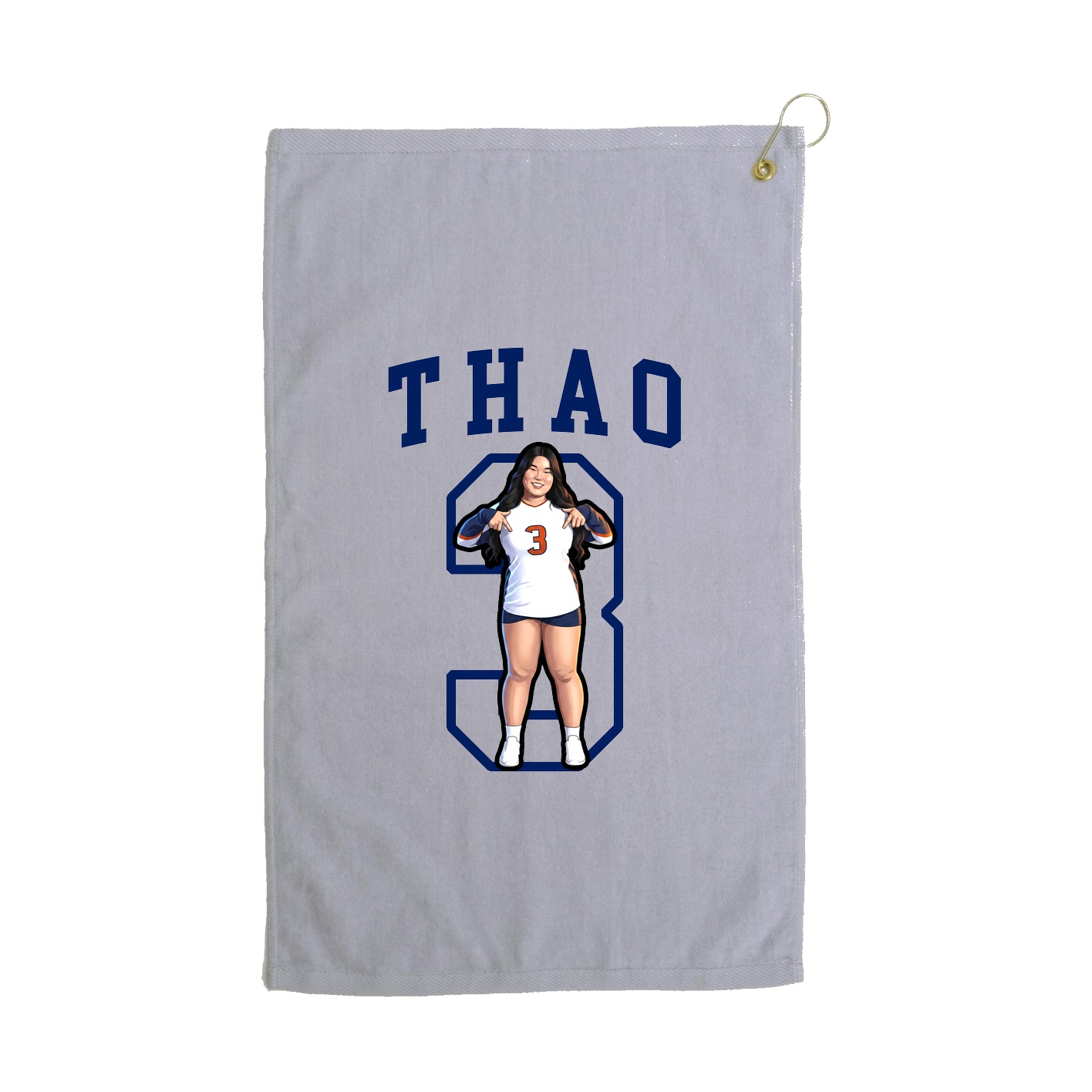 Terry Velour Golf Towel