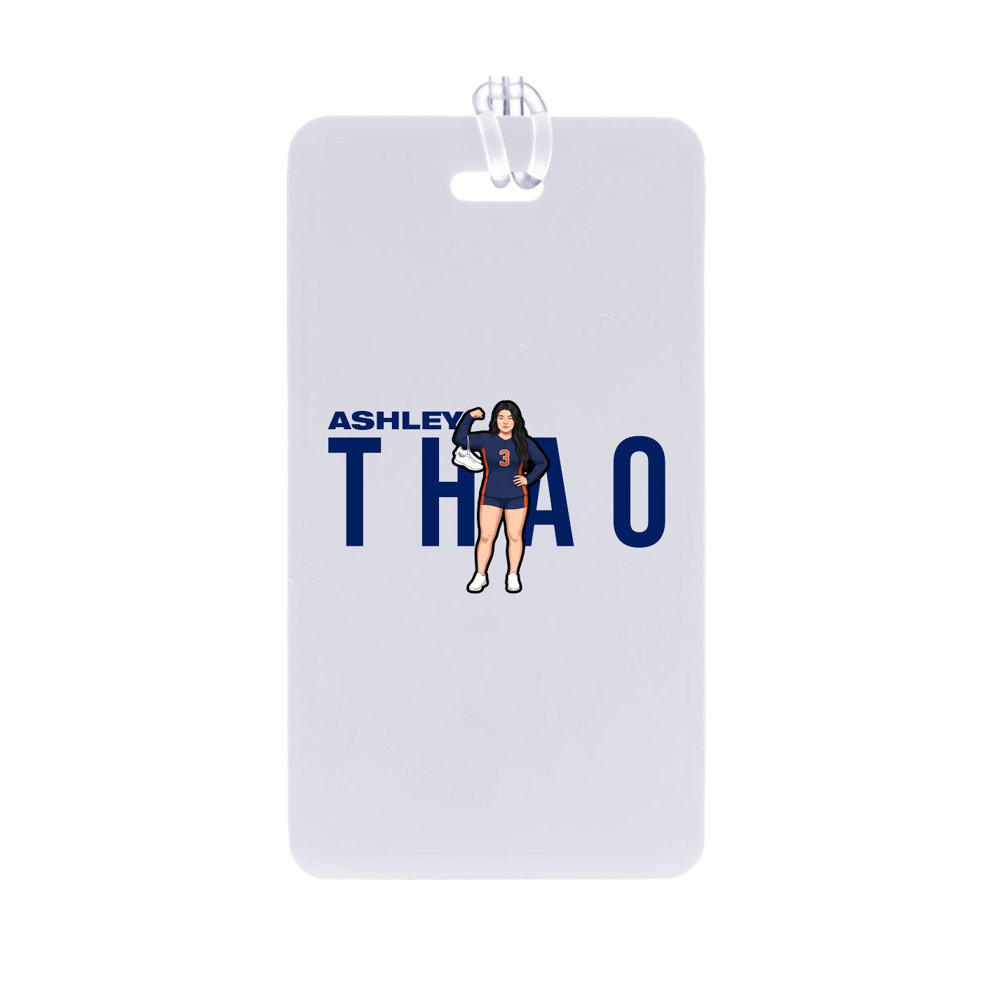 Bag Tag — Player Name in Classic