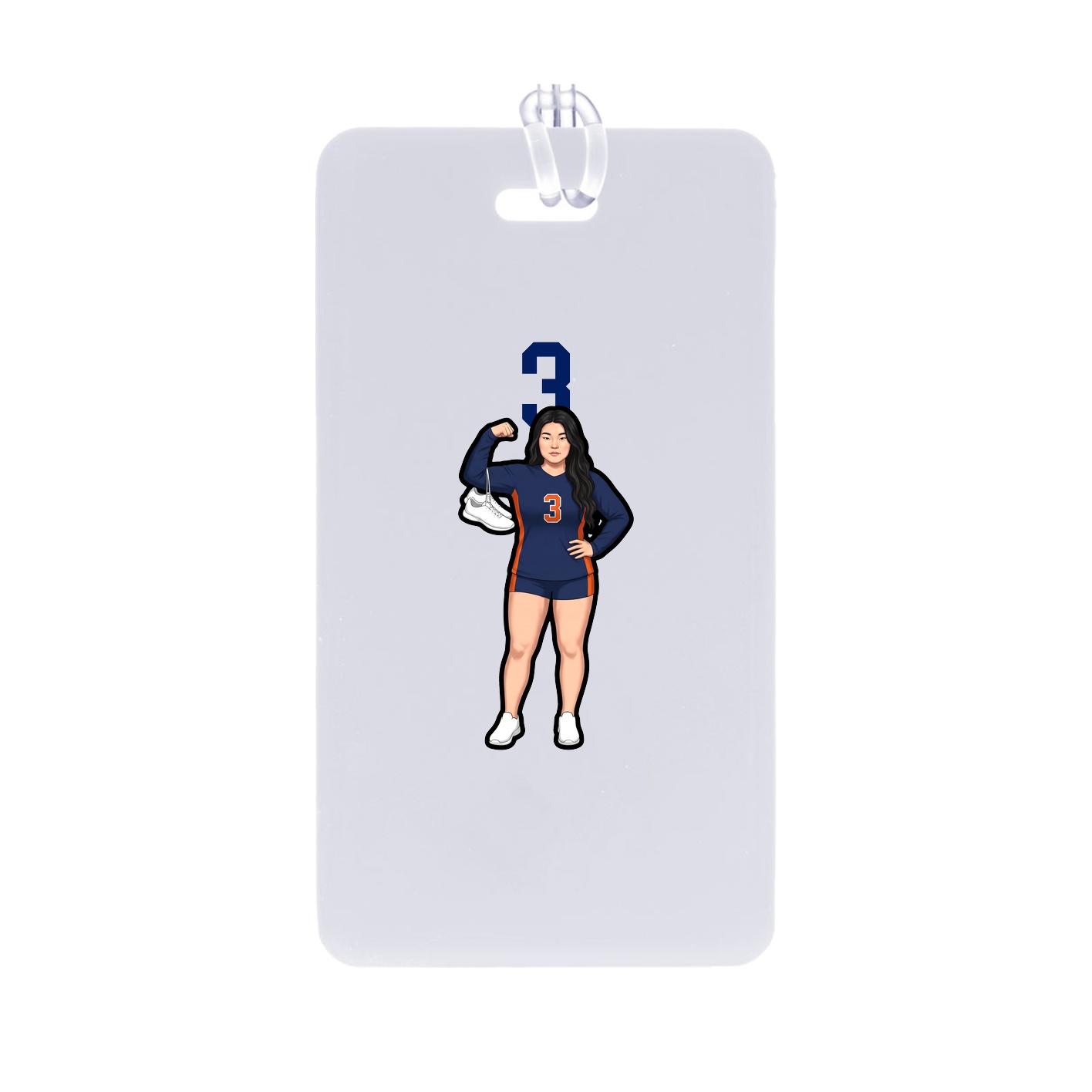 Bag Tag — Number Top in Classic