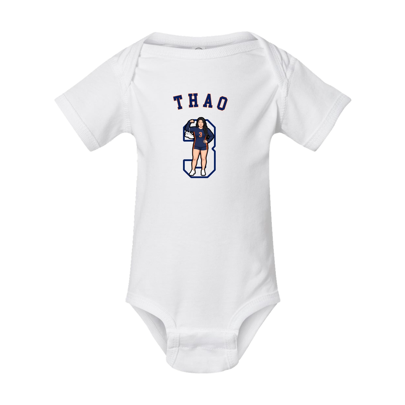 Baby Onesie — Shirsey Arch in White