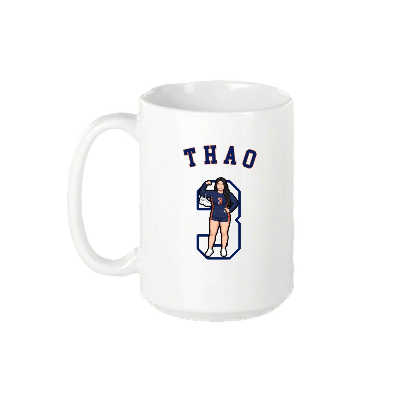 15oz Coffee Mug — Shirsey Arch in White