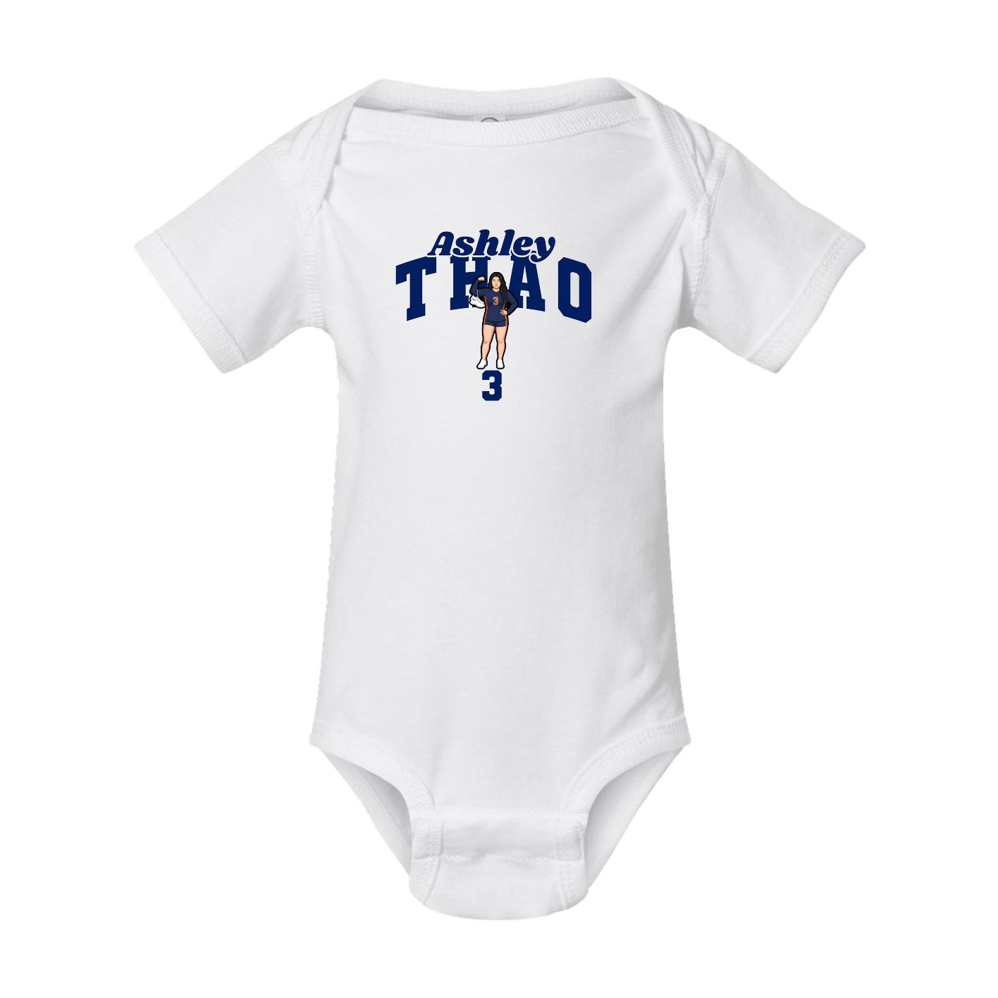 Baby Onesie — Signature Arch in White