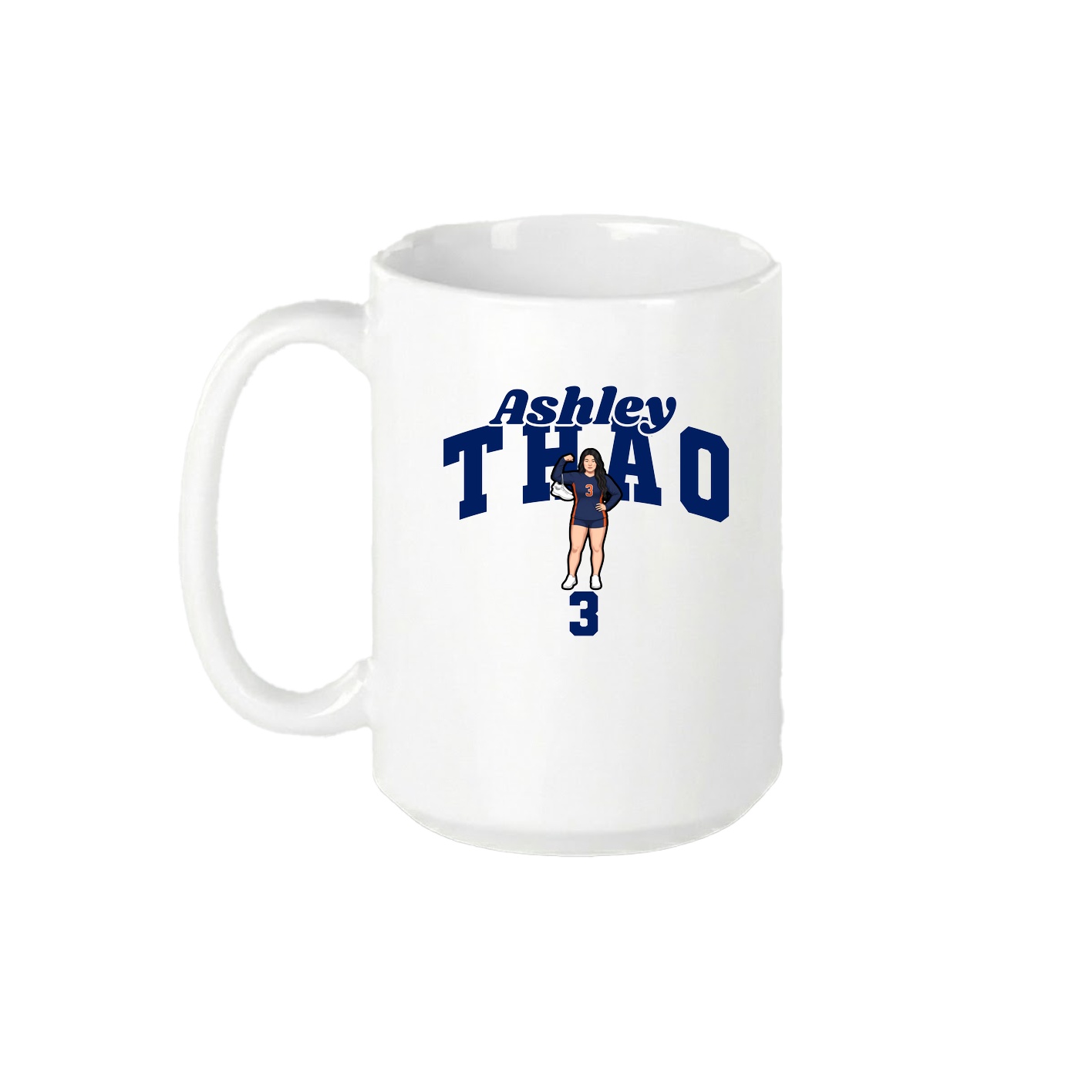 15oz Coffee Mug — Signature Arch in White