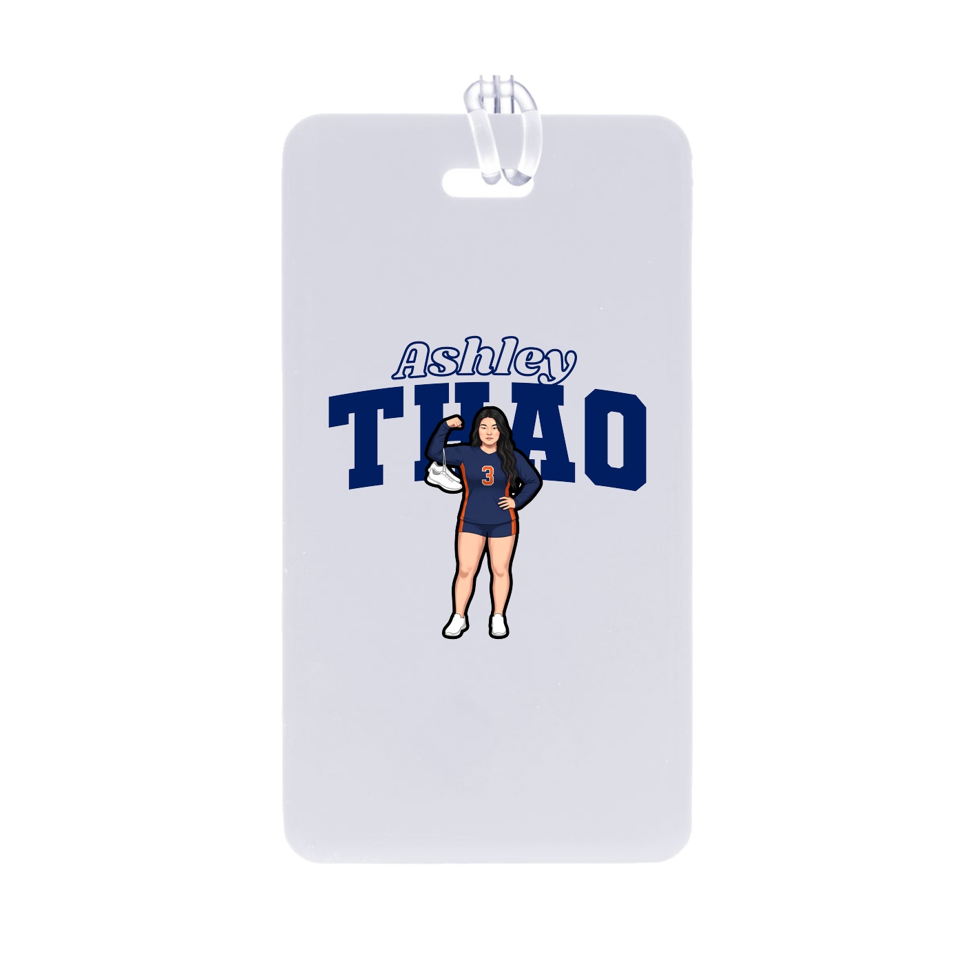 Bag Tag — Name Arch in Classic